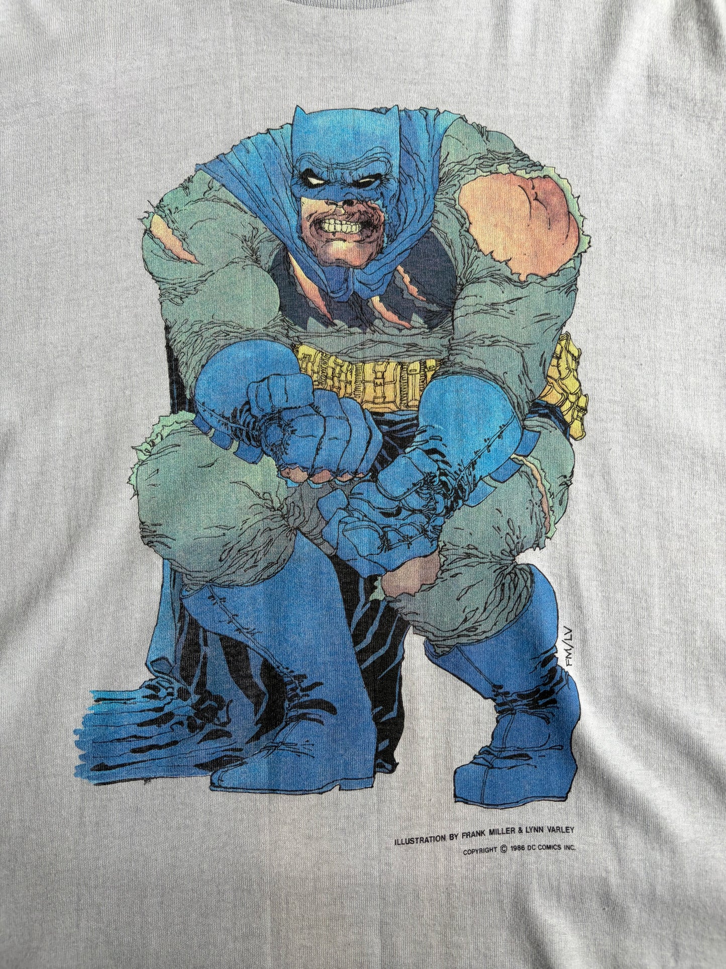 80's BATMAN THE DARK KNIGHT FRANK MILLER t-shirt "Made in USA"