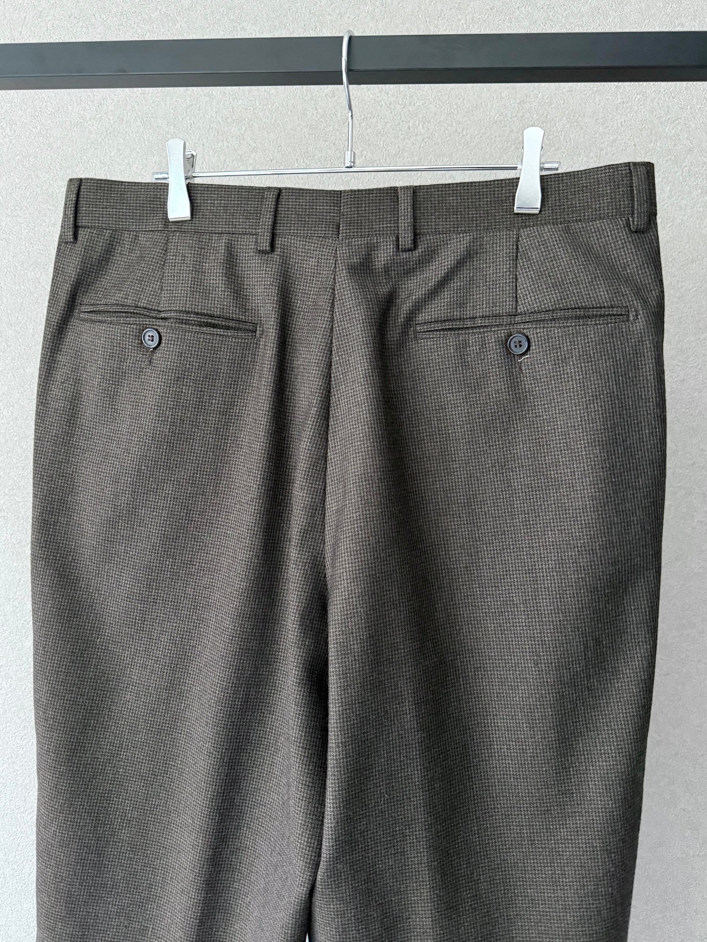 00's Santorelli wool flannel slacks "Made in ITALY"