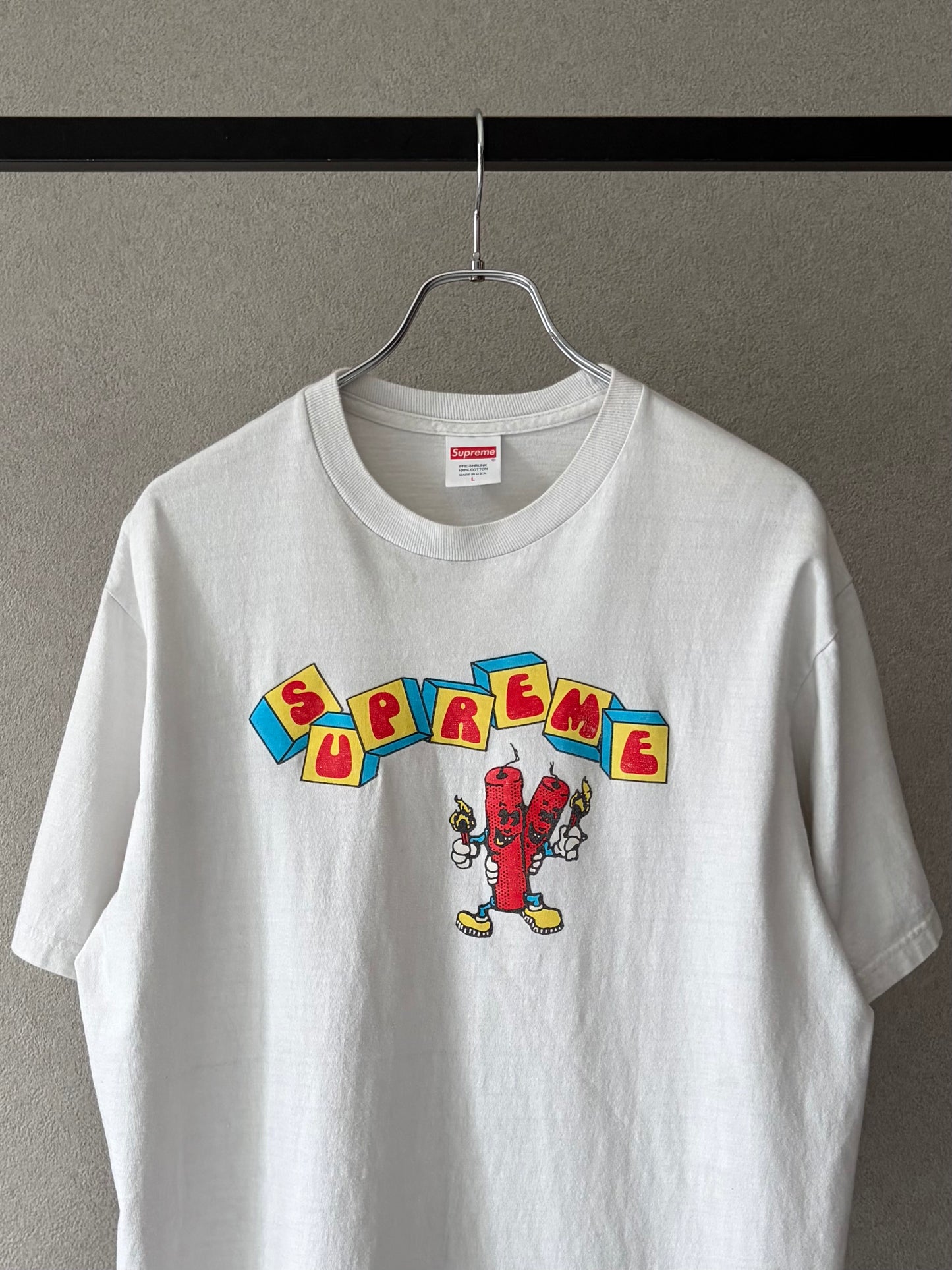 10's〜 SUPREME skate t-shirt "Made in USA"