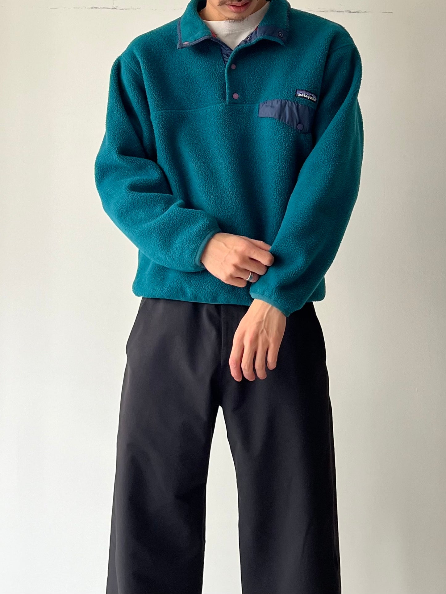 90's patagonia synchilla snap-T