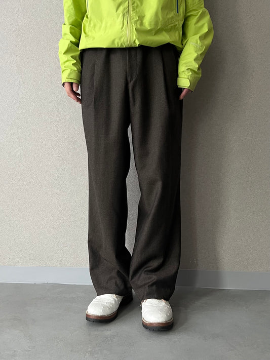 00's Santorelli wool flannel slacks "Made in ITALY"