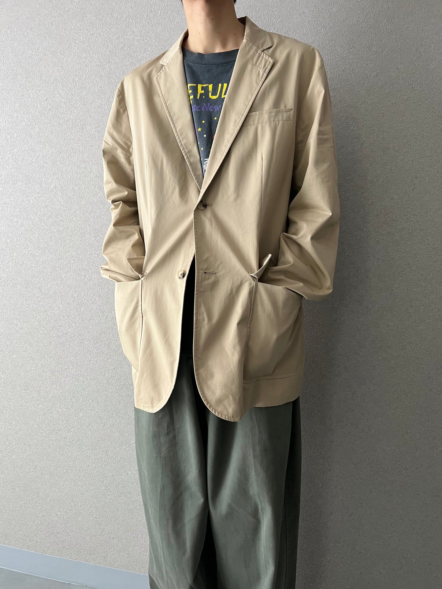 90's Polo Ralph Lauren cotton tailored jacket "Made in MACAU"