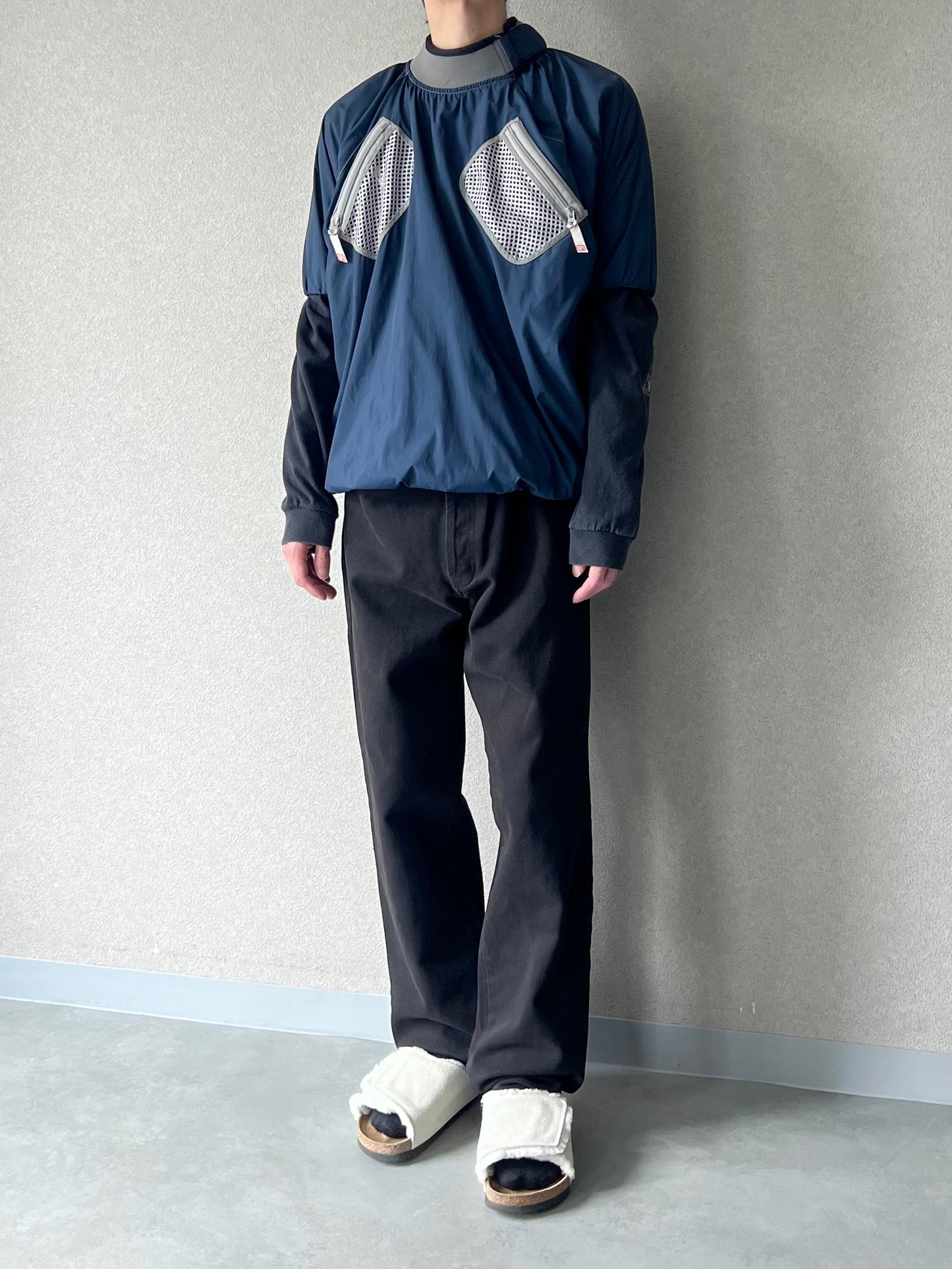 00's LEVEL SIX nylon paddling S/S jacket
