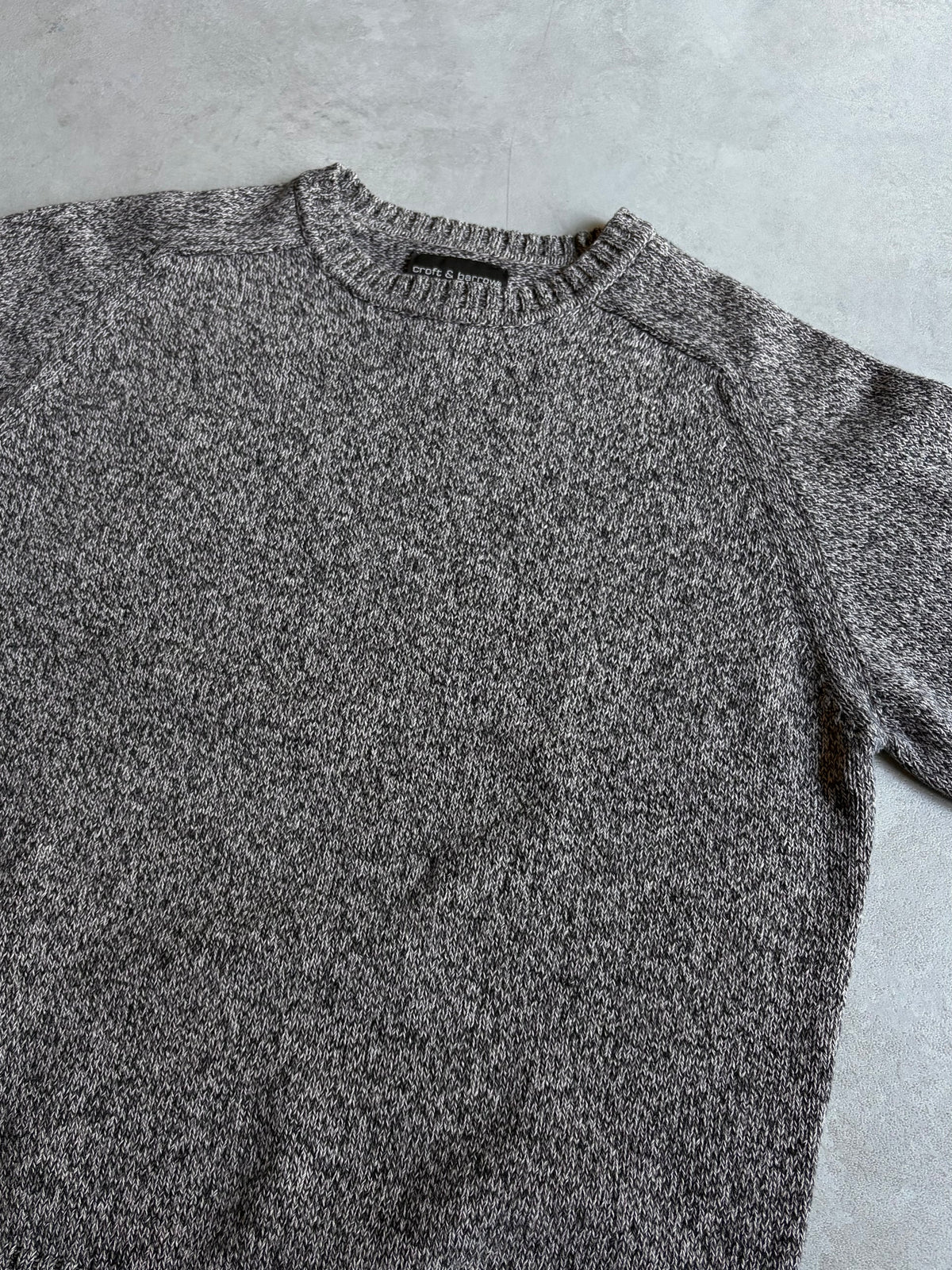 00's croft & barrow cotton knit sweater