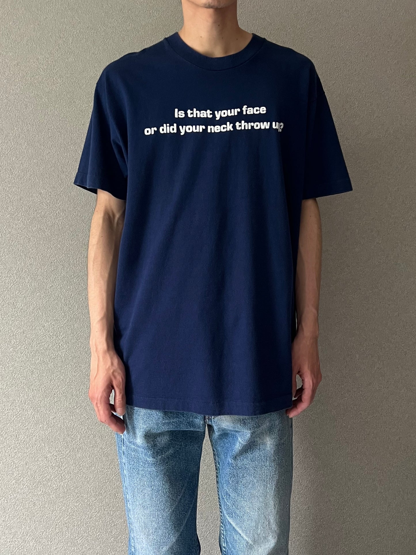 90's UNKNOWN message t-shirt "Made in USA"