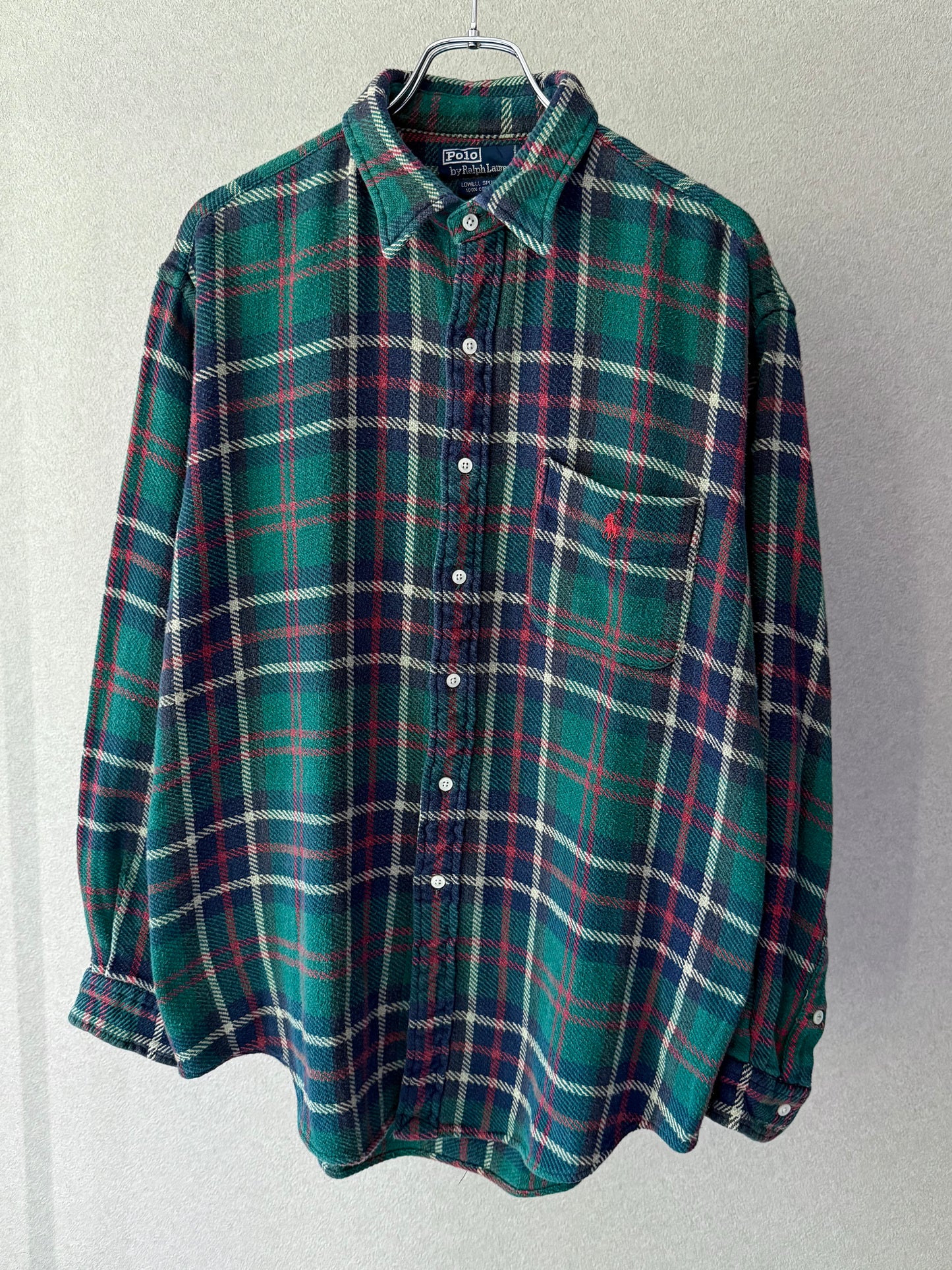 90's Polo Ralph Lauren flannel shirt "LOWELL SPORT"