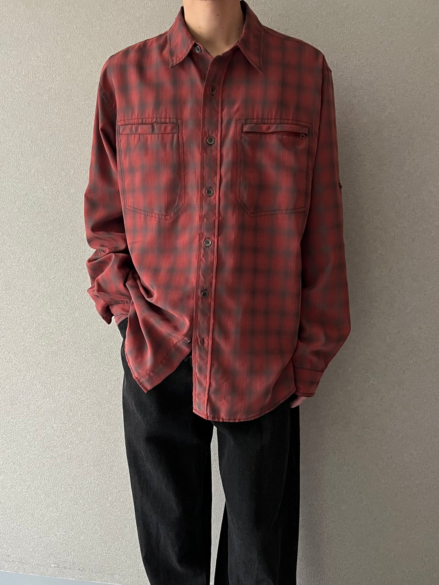 00's Royal Robbins rayon shirt
