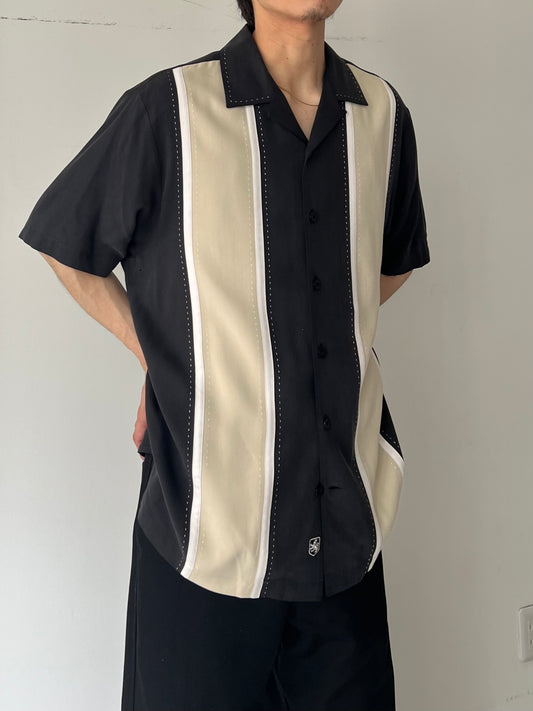 90's〜 Nat Nast silk open collar shirt