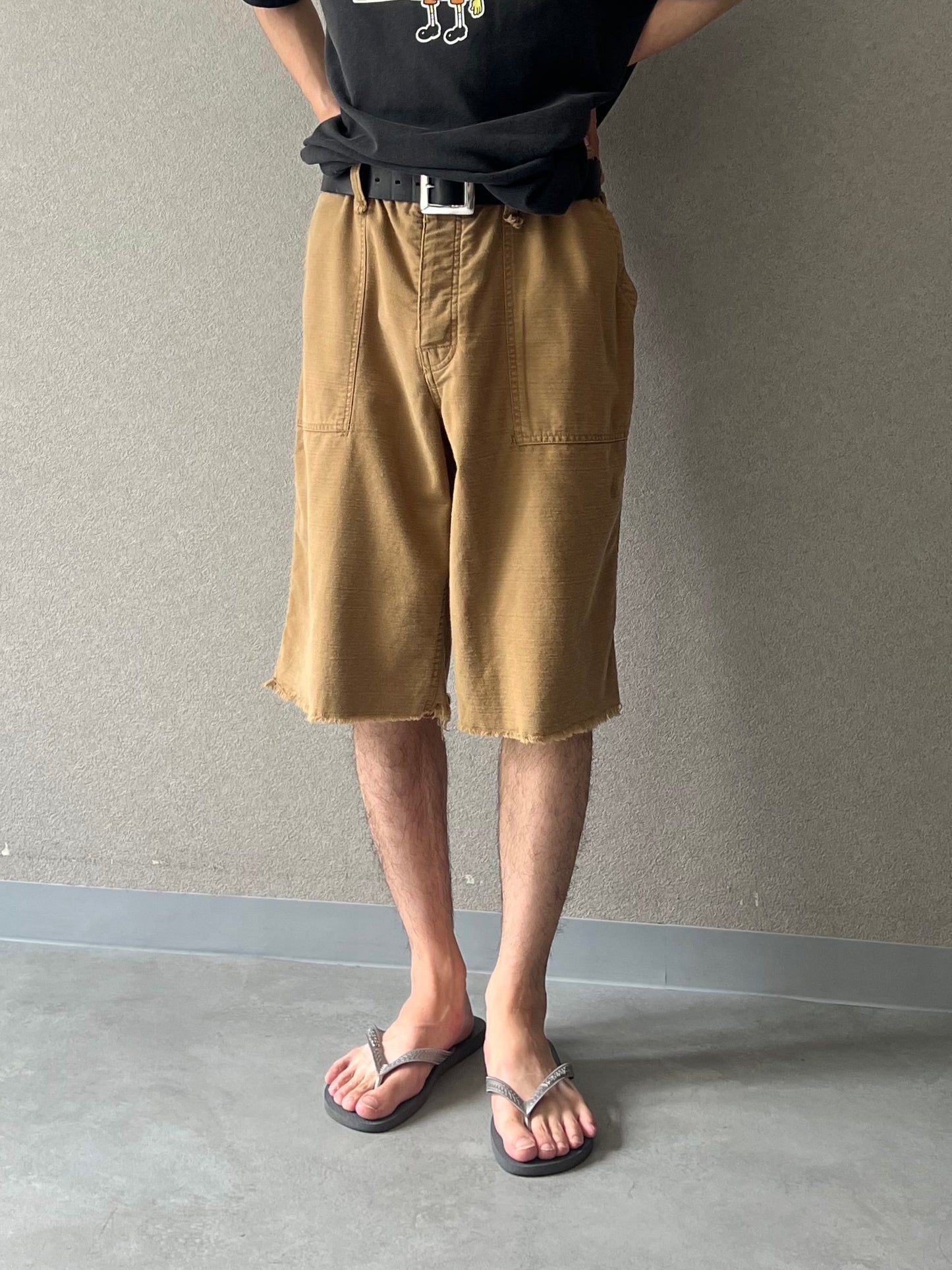 00's POLO JEANS cut off work shorts
