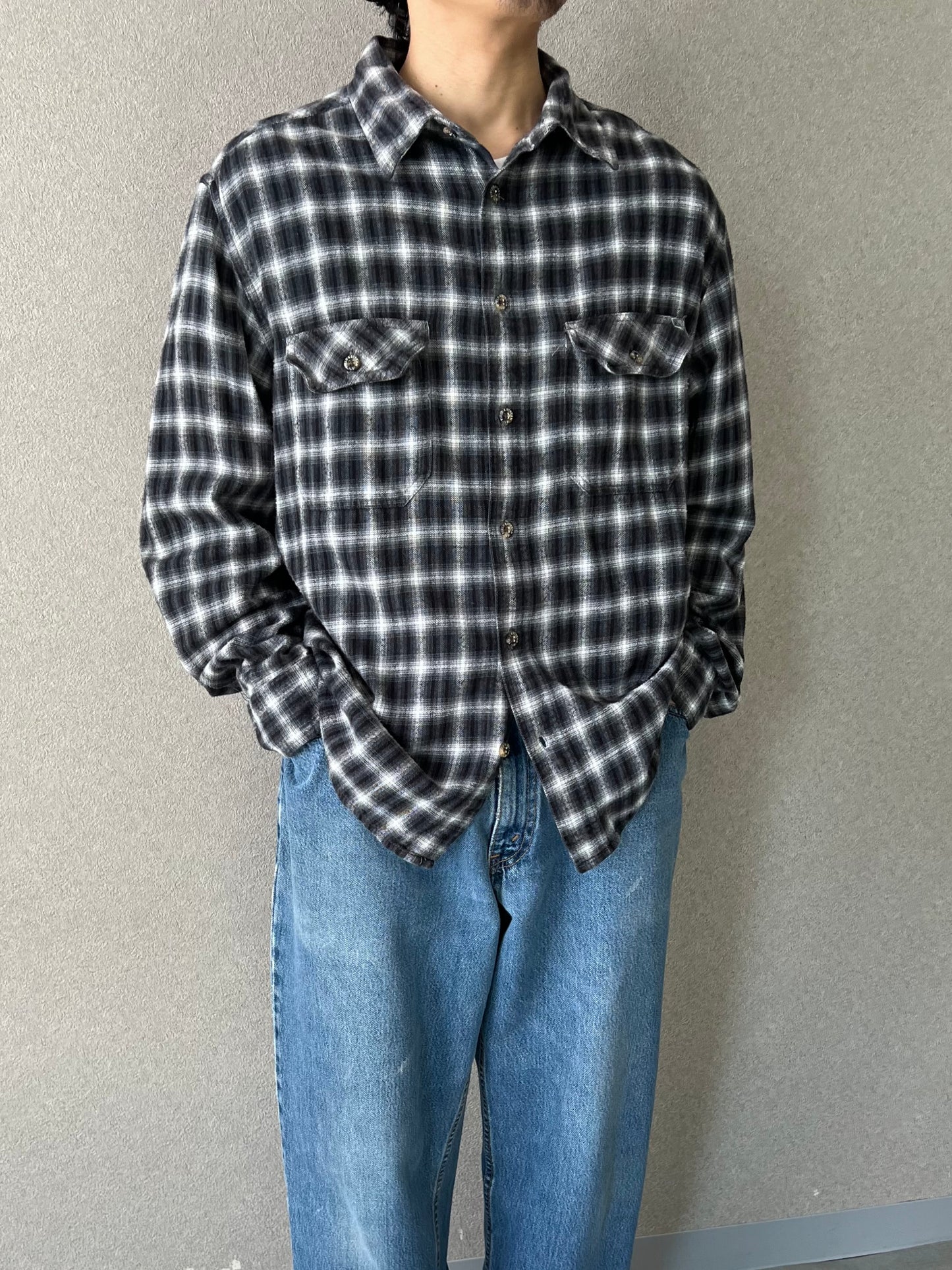 00's FIELD&STREAM flannel shirt