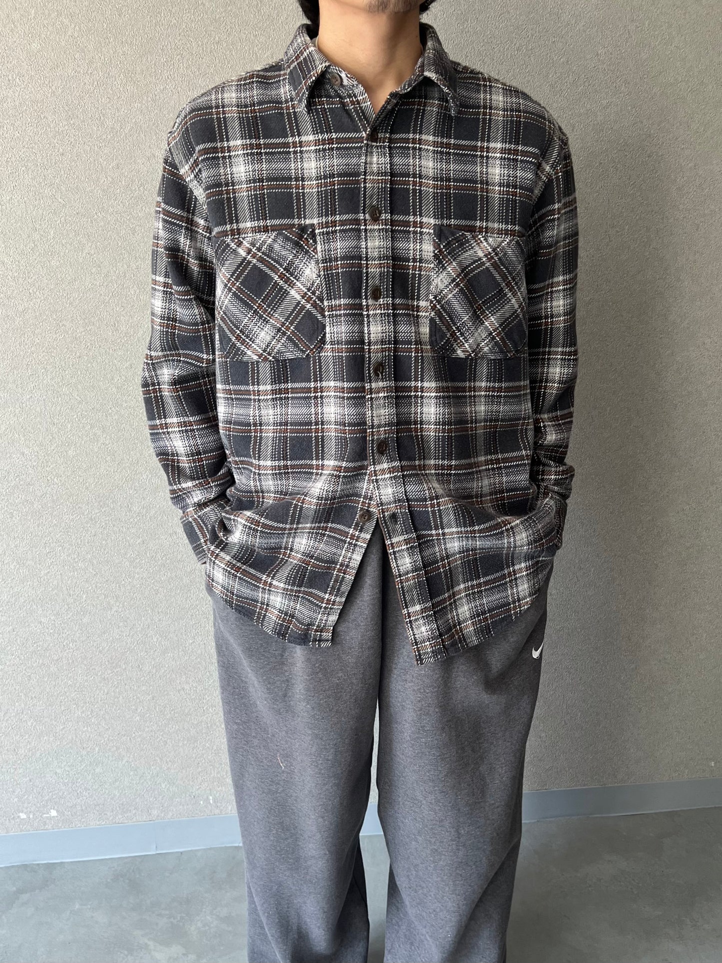00's ST.JHON'S BAY flannel shirt