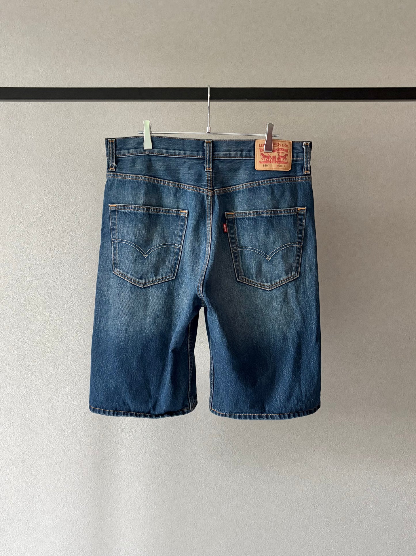 00's Levi's 569 denim shorts