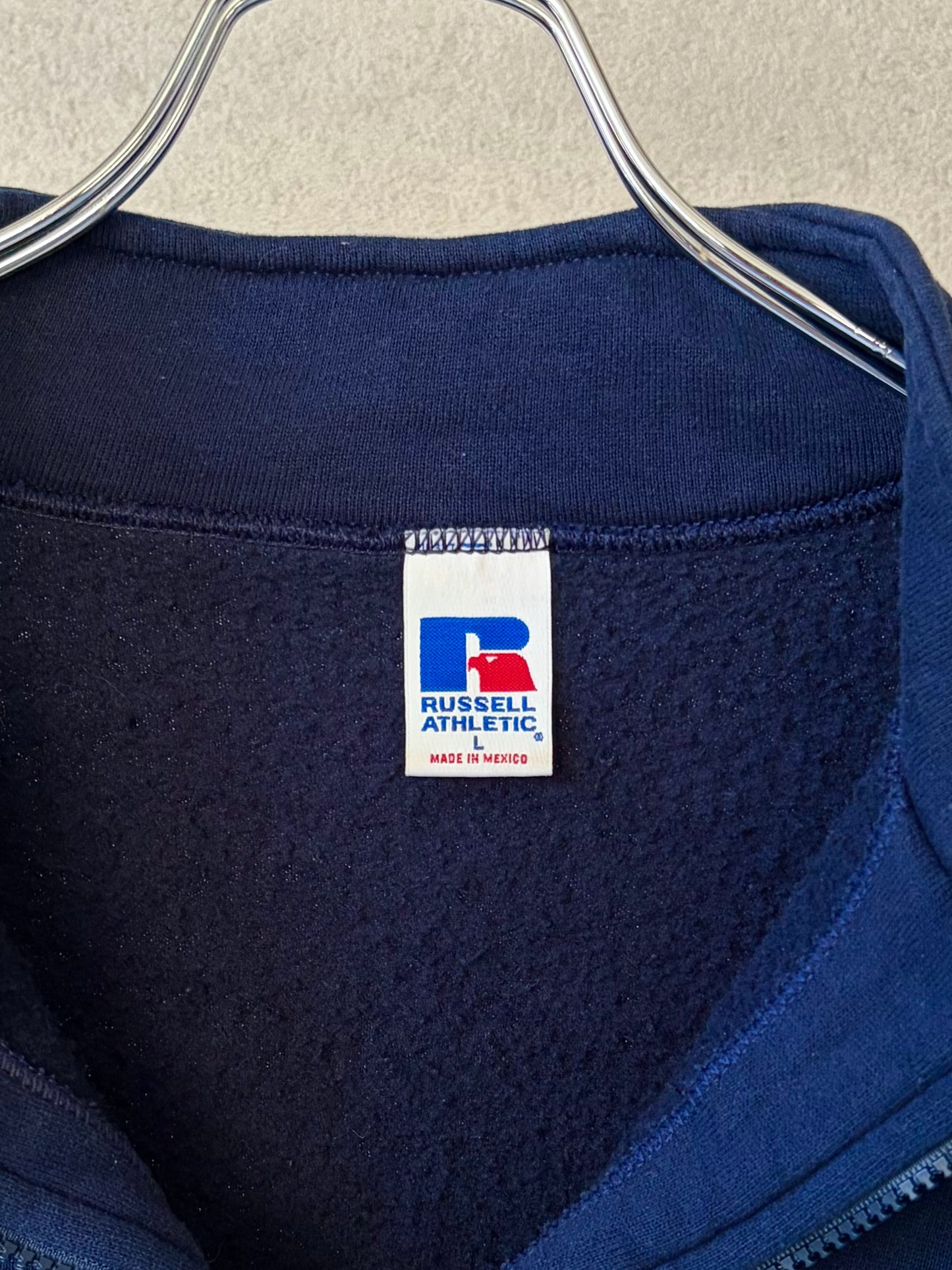 90's RUSSELL half zip sweater