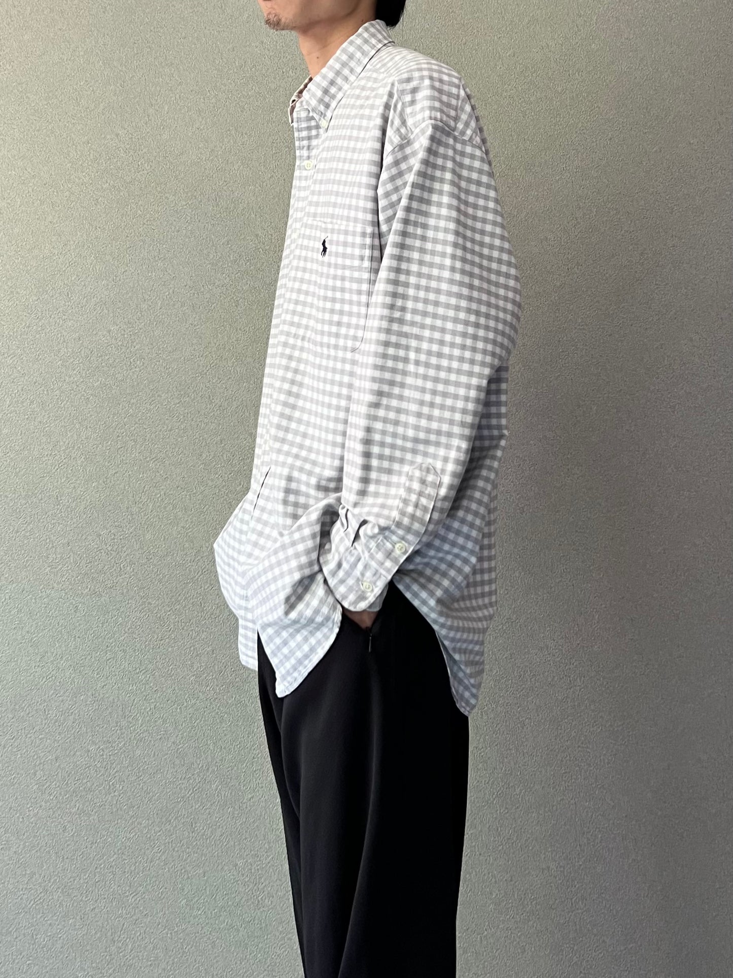 90's Polo Ralph Lauren BD shirt “BIG SHIRT"