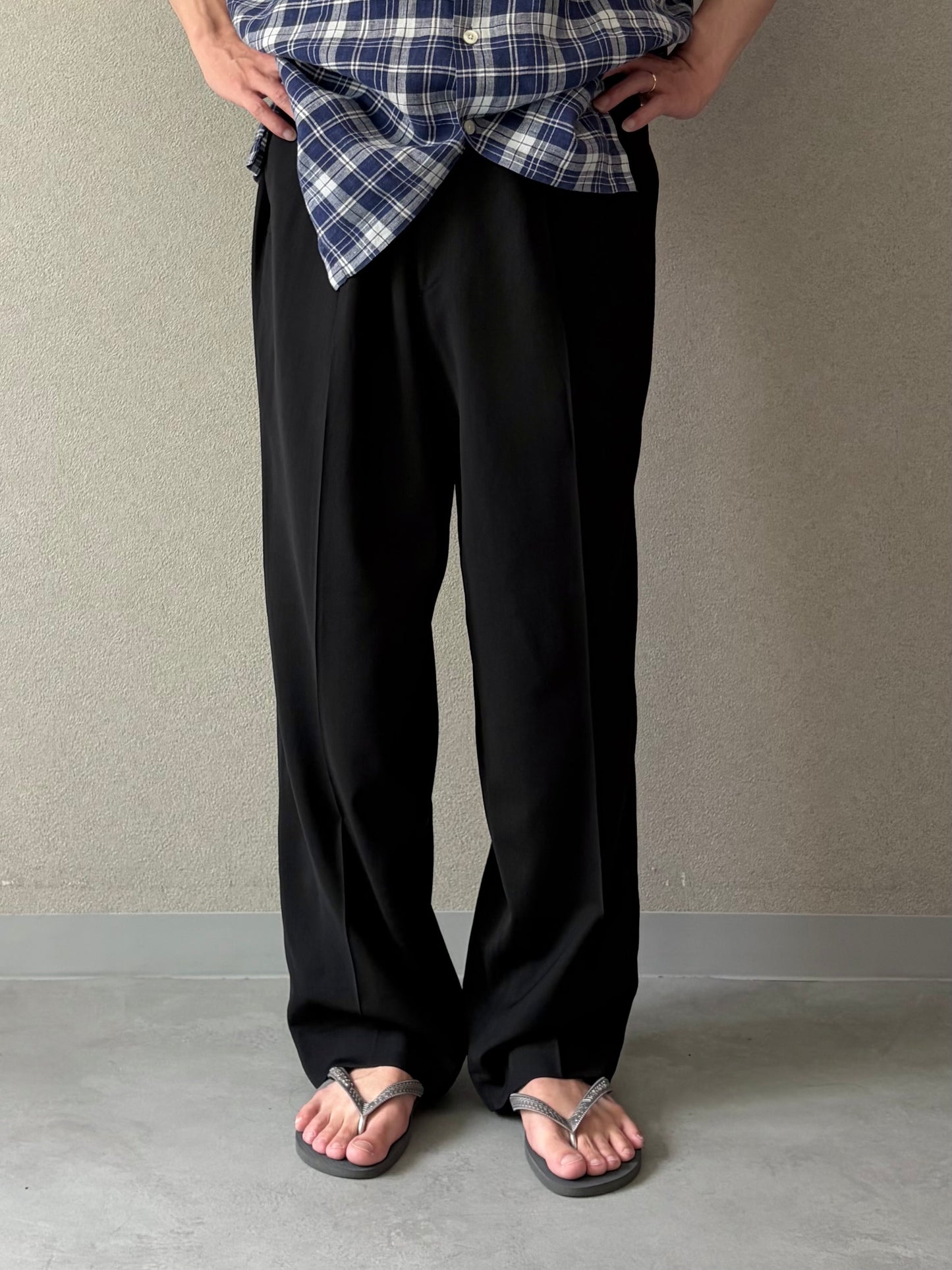 90's Lucca Naturale wool slacks "Made in ITALY"