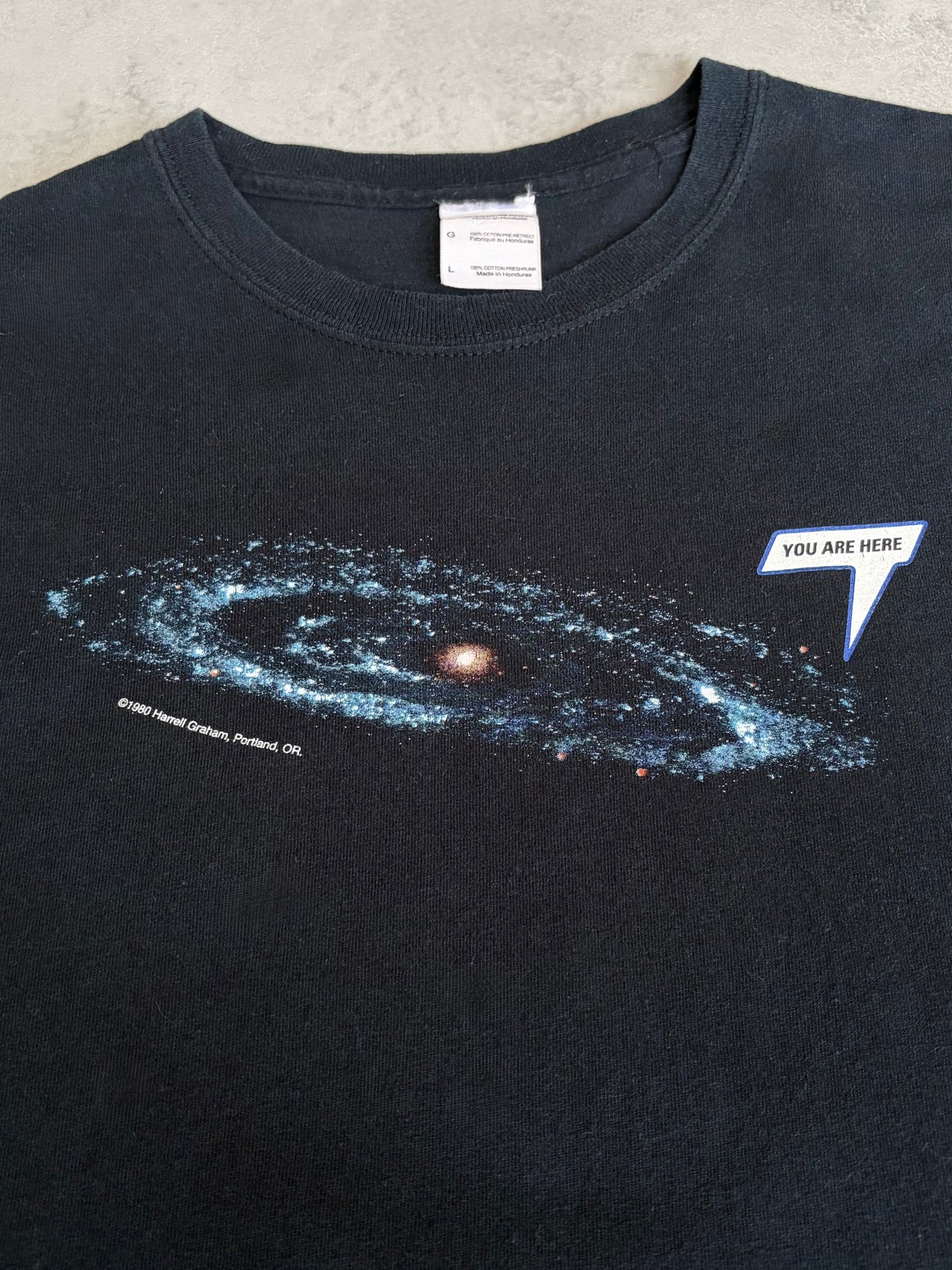 00's Harrell Graham galaxy print t-shirt