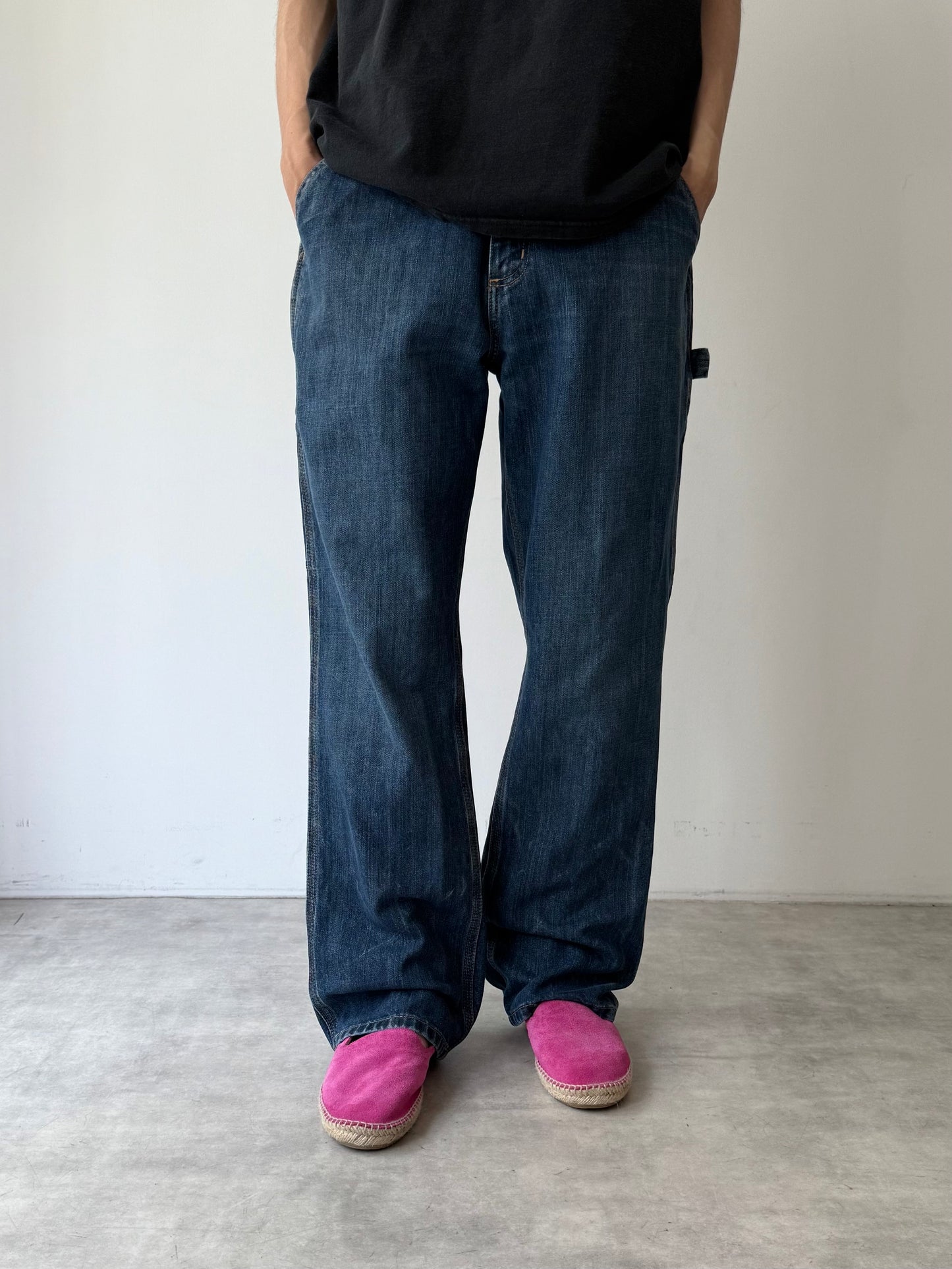 00's carhartt denim painter pants