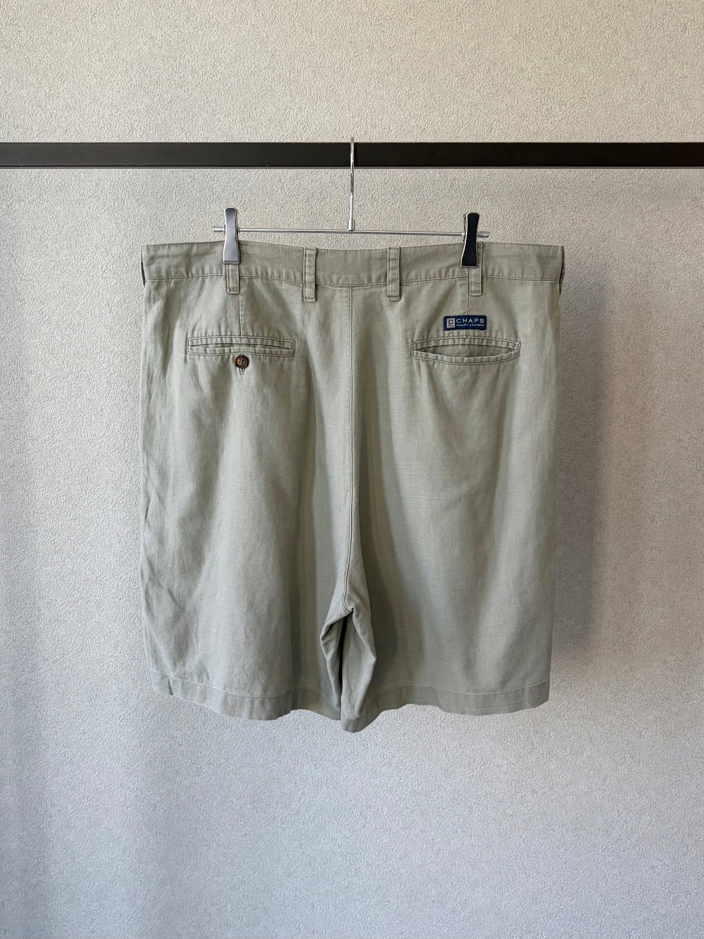 90's CHAPS linen×cotton shorts