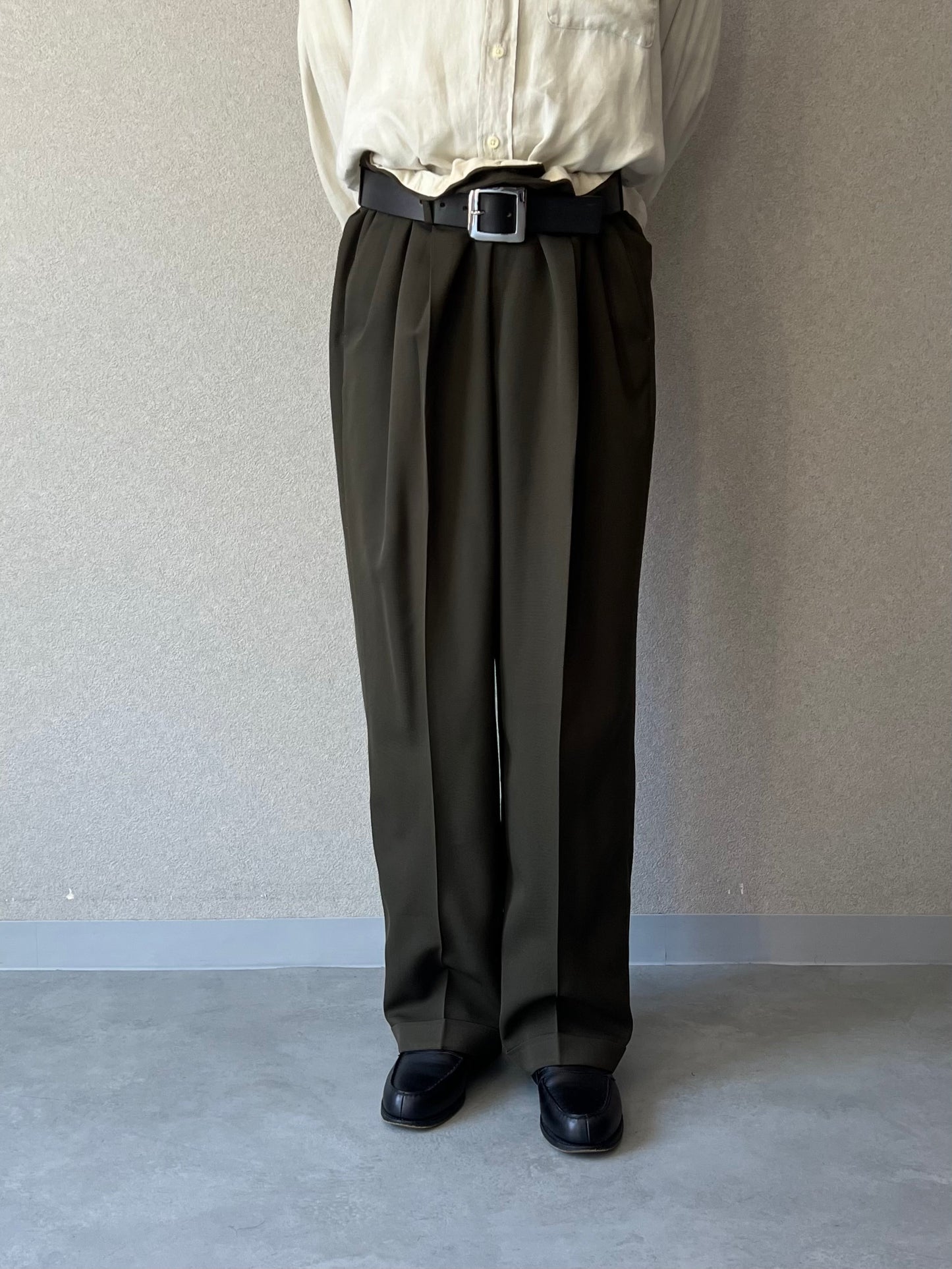 80's GIVENCHY wool slacks "Made in USA"