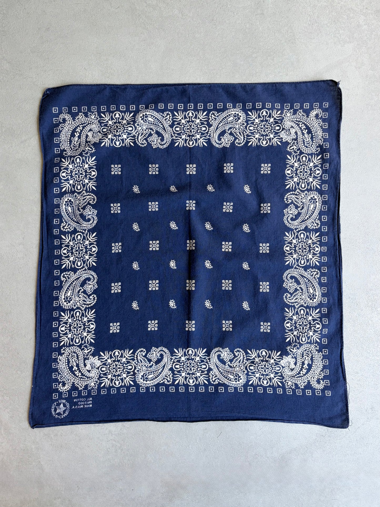 80's vintage bandana "Made in USA"