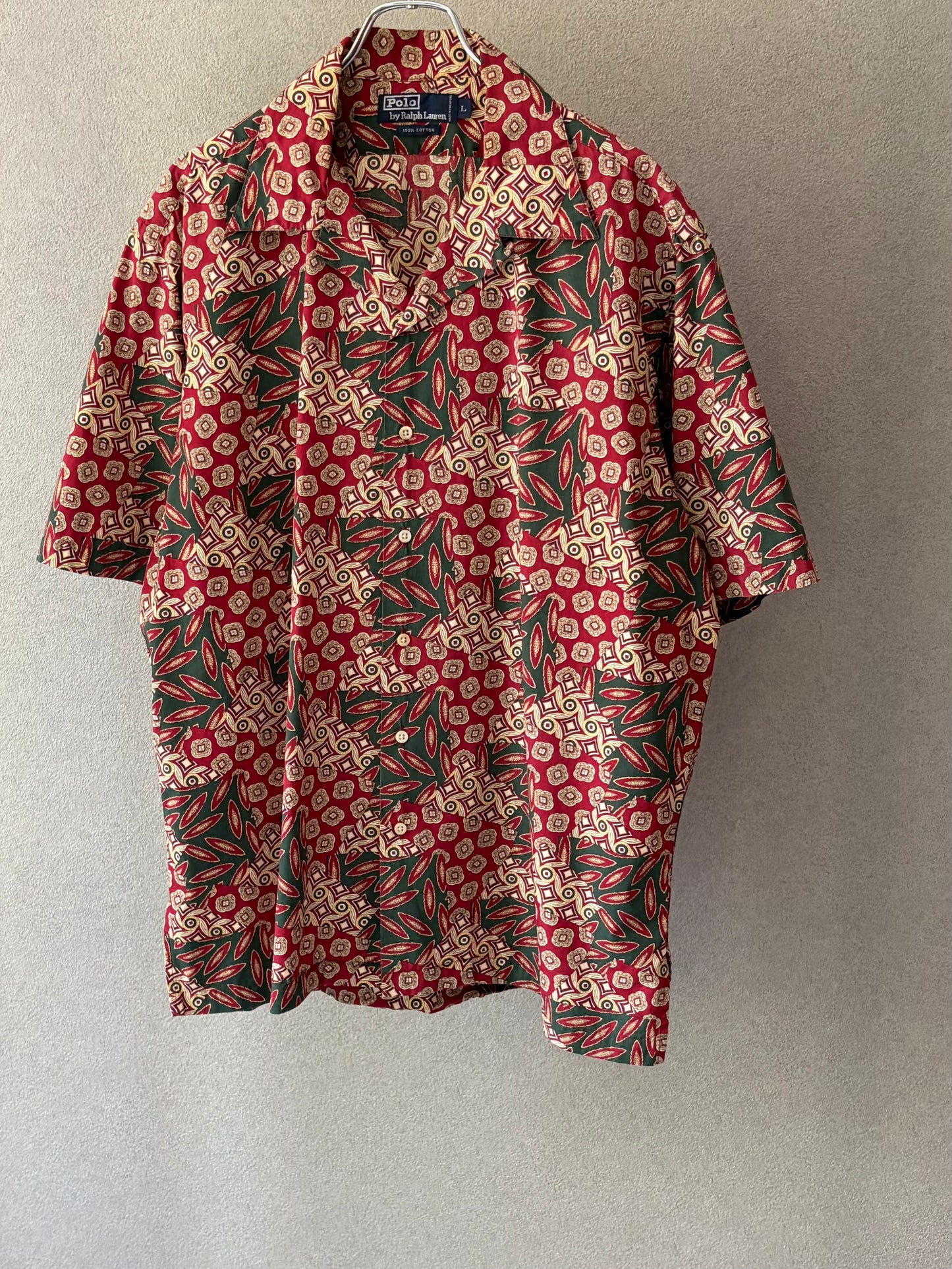 80's〜 Polo Ralph Lauren open collar shirt