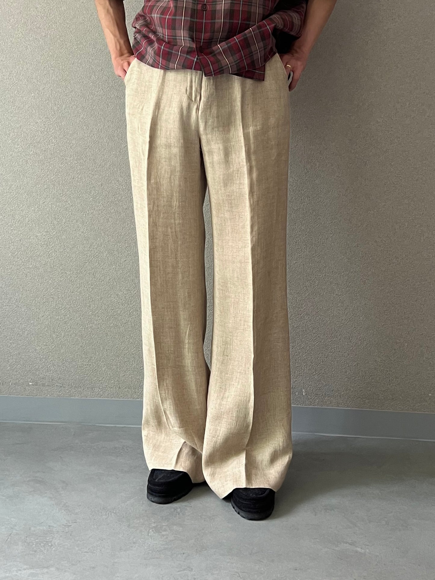 00's〜 Max Mara linen slacks