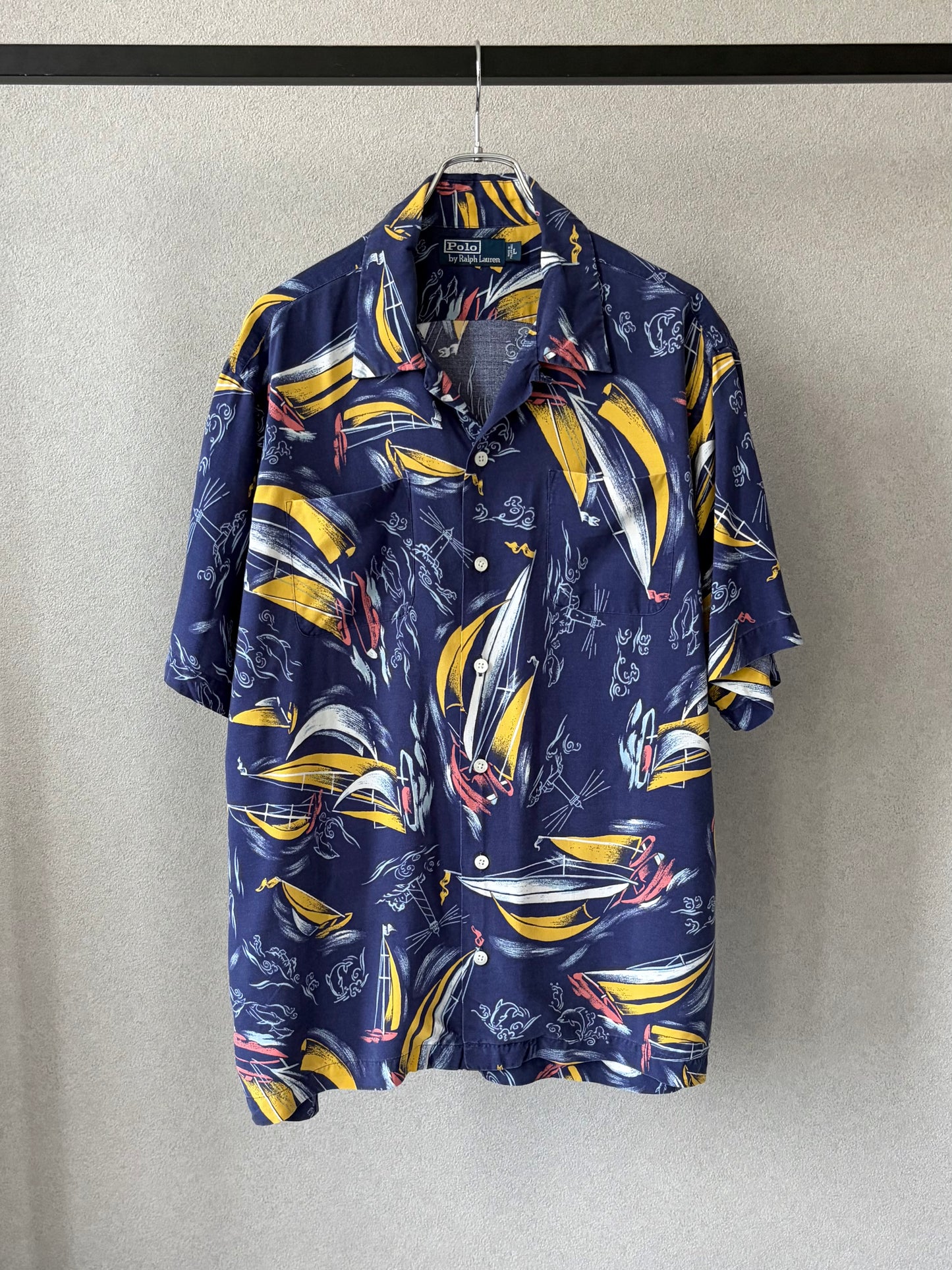 90's Polo Ralph Lauren open collar shirt