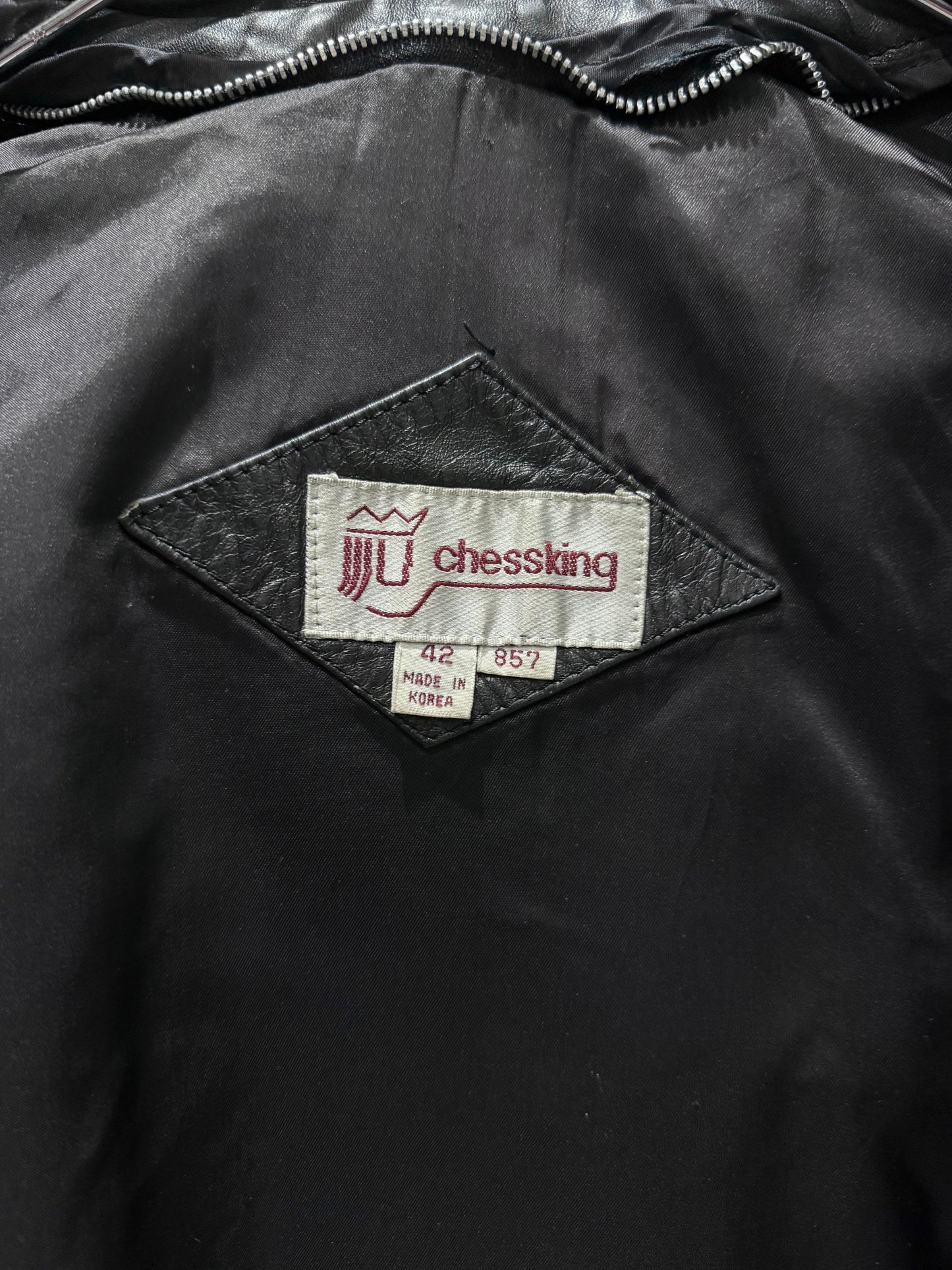 80's Chessking leather jacket