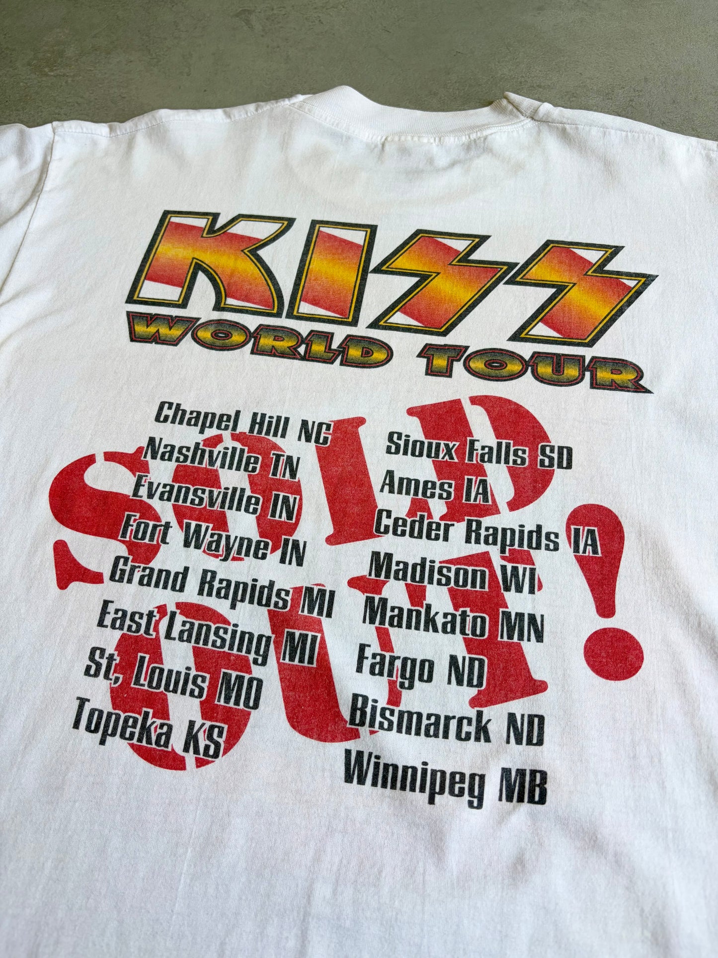 90's KISS music t-shirt