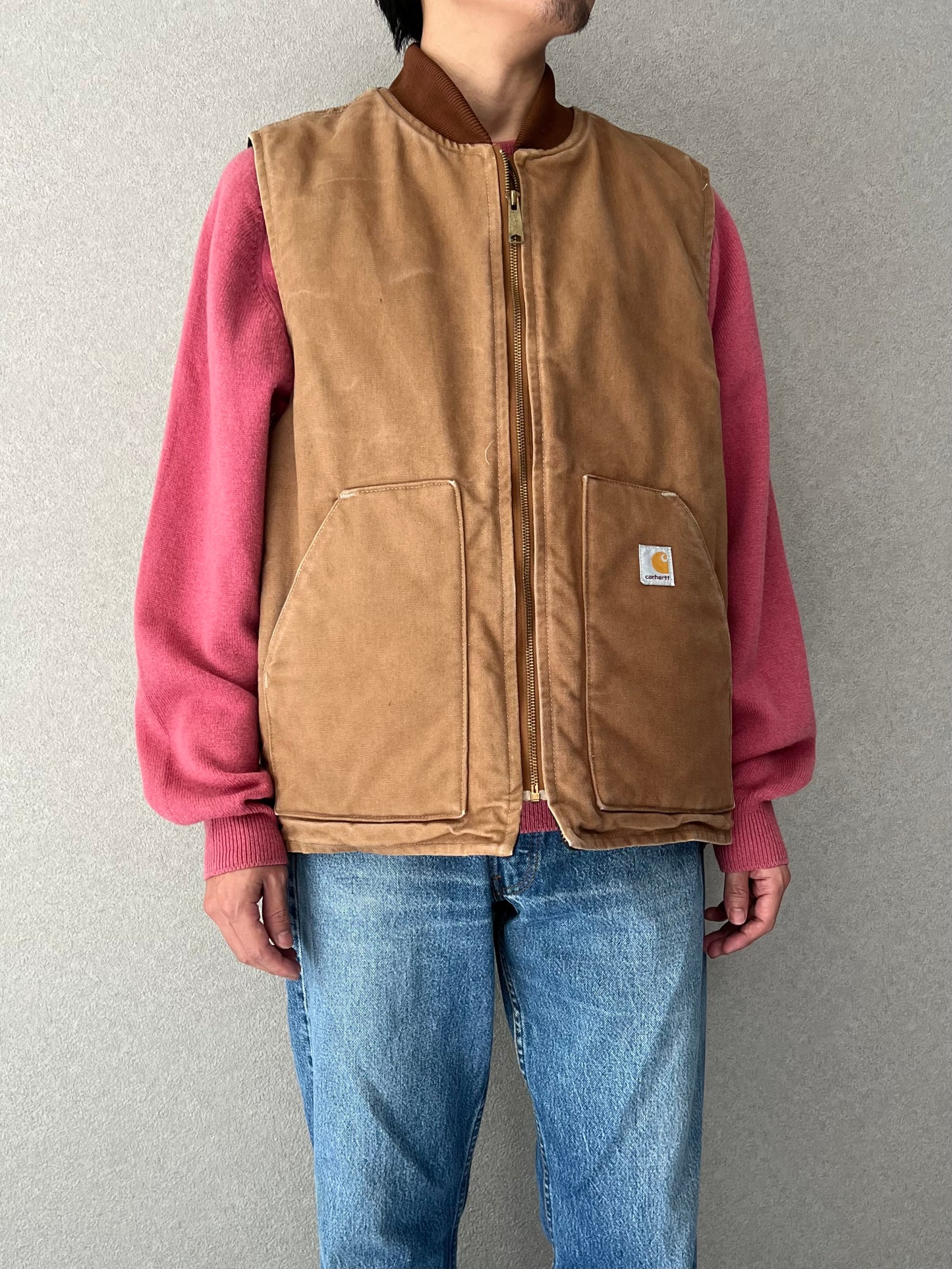 90's carhartt work vest "Made in USA"