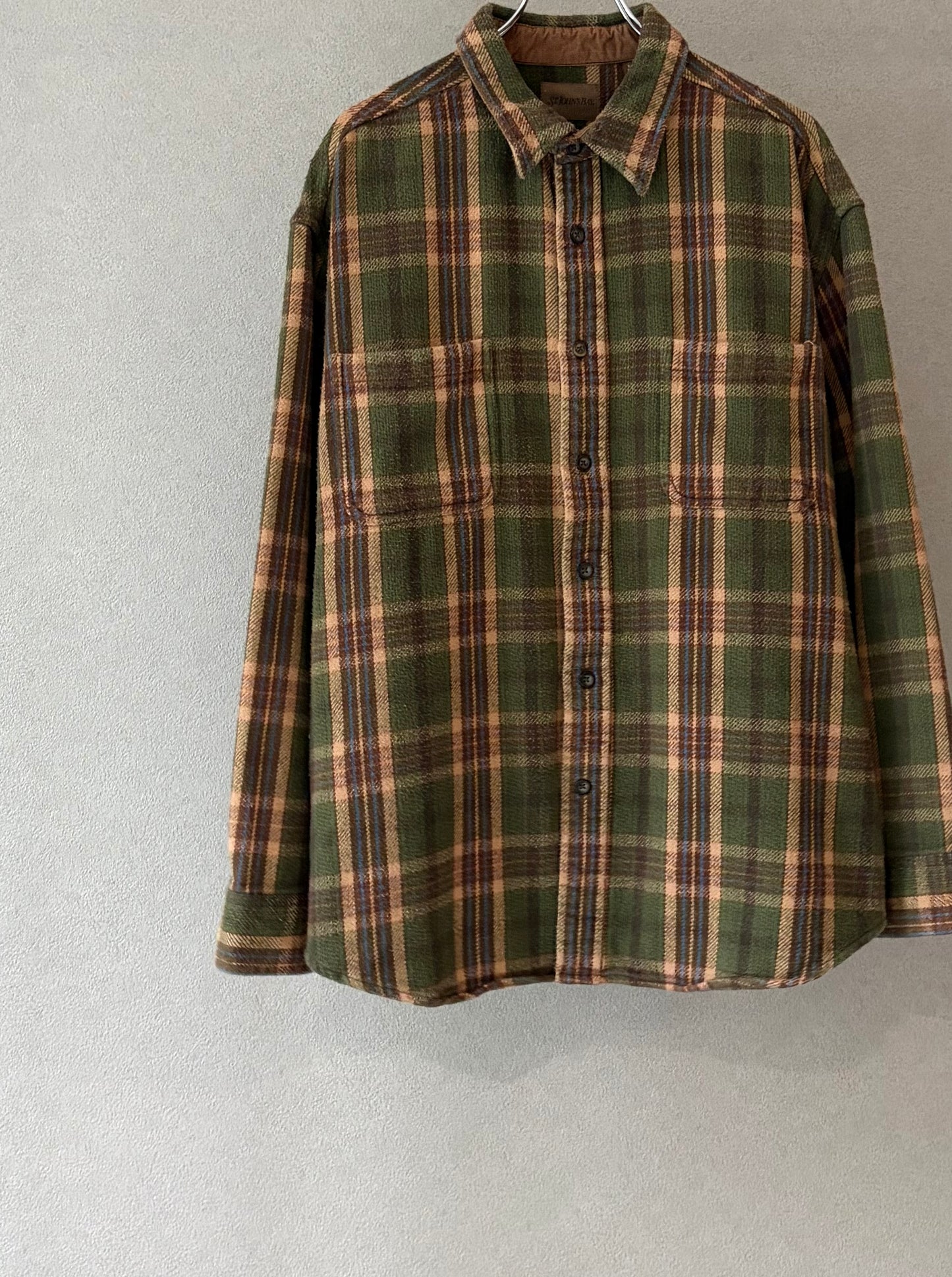 00's ST.JOHN'S BAY flannel shirt