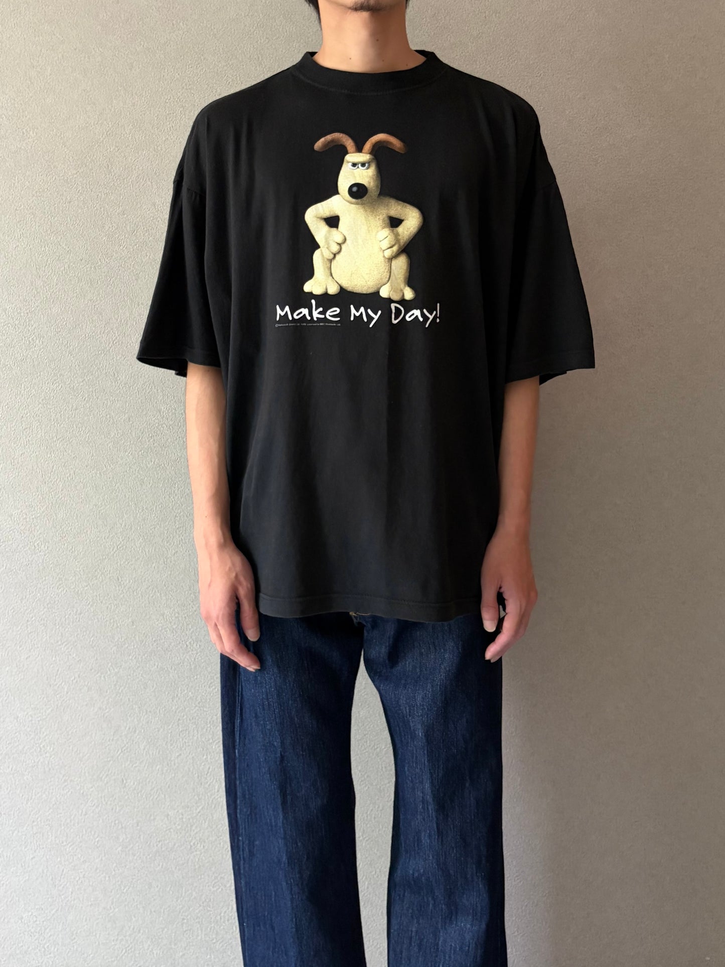 80's Wallace & Gromit print t-shirt