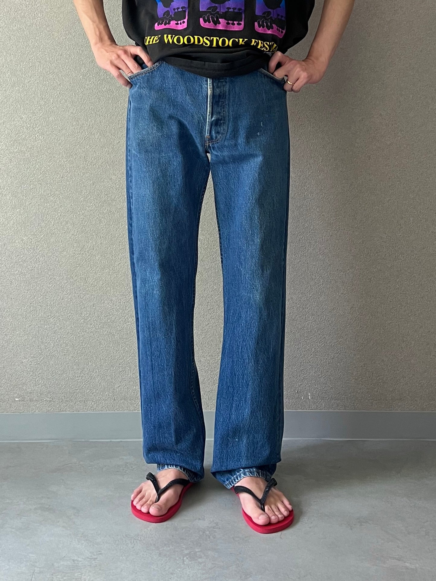 80's Levi's 501 denim pants "Made in USA"