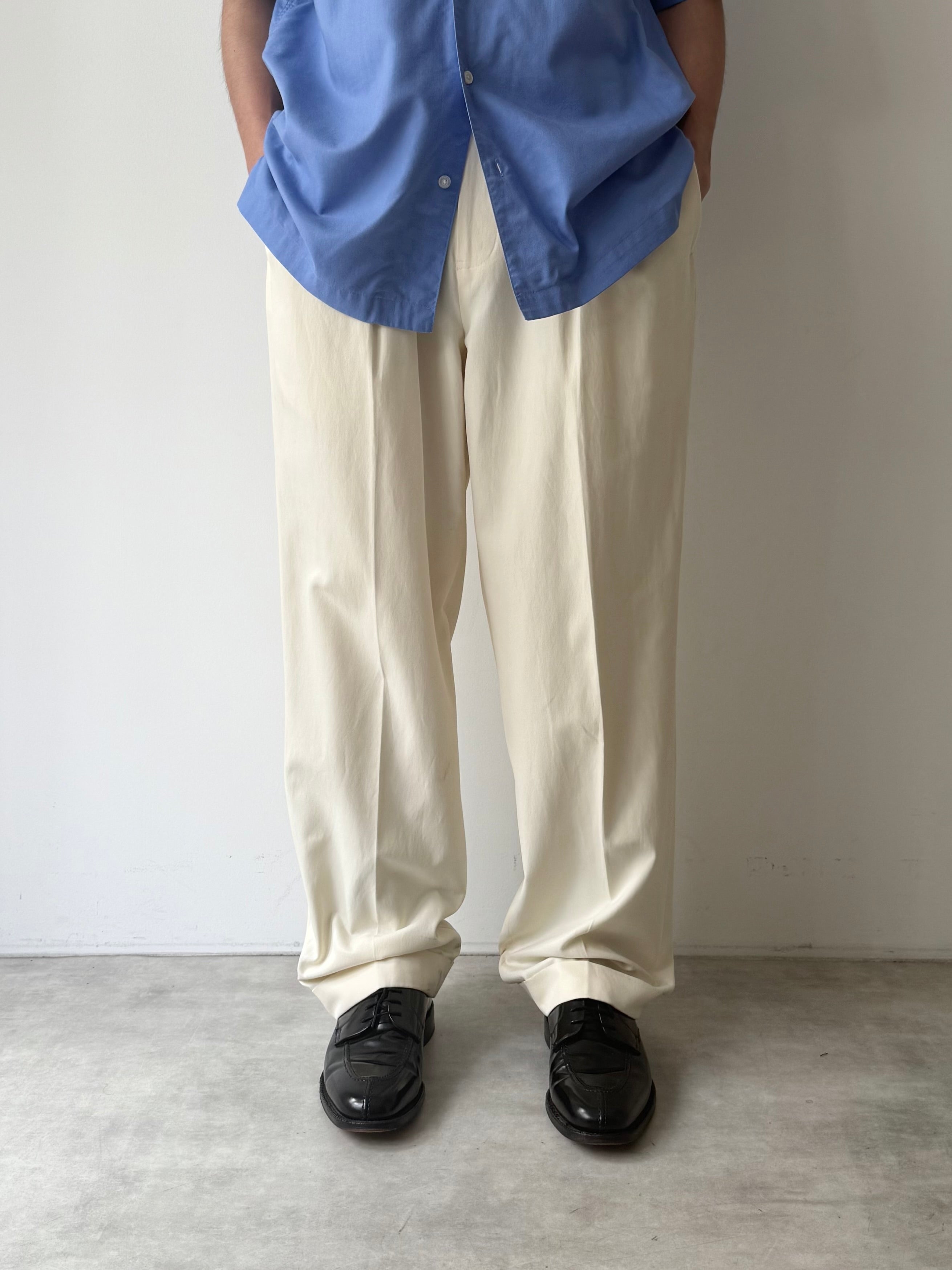 パンツ 90s Polo Ralph Lauren silk cotton slacks 90s Polo Ralph Lauren silk cotton slacks - メルカリ