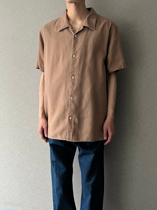 00's GAP open collar shirt
