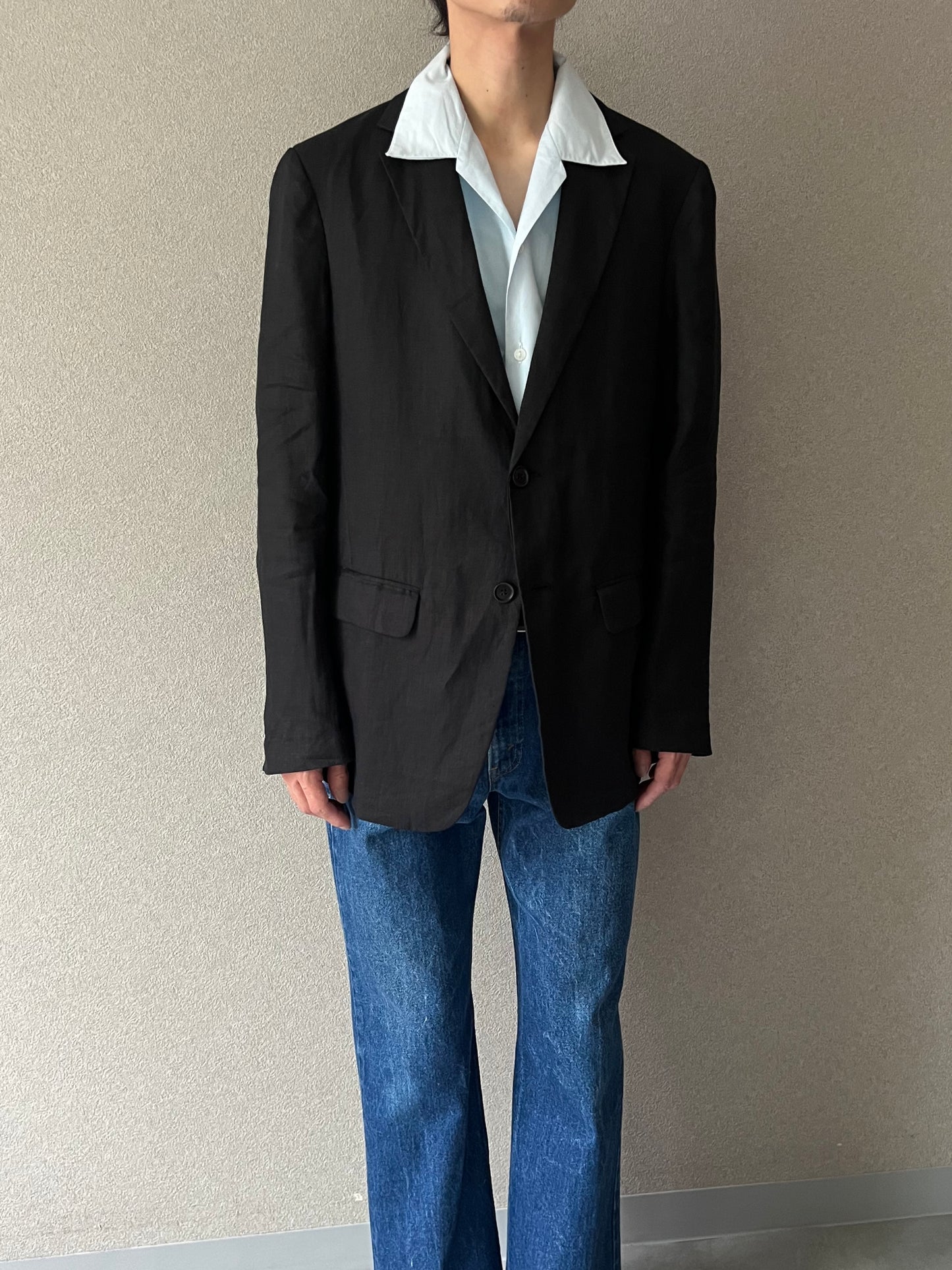 00's Quince linen tailored jacket