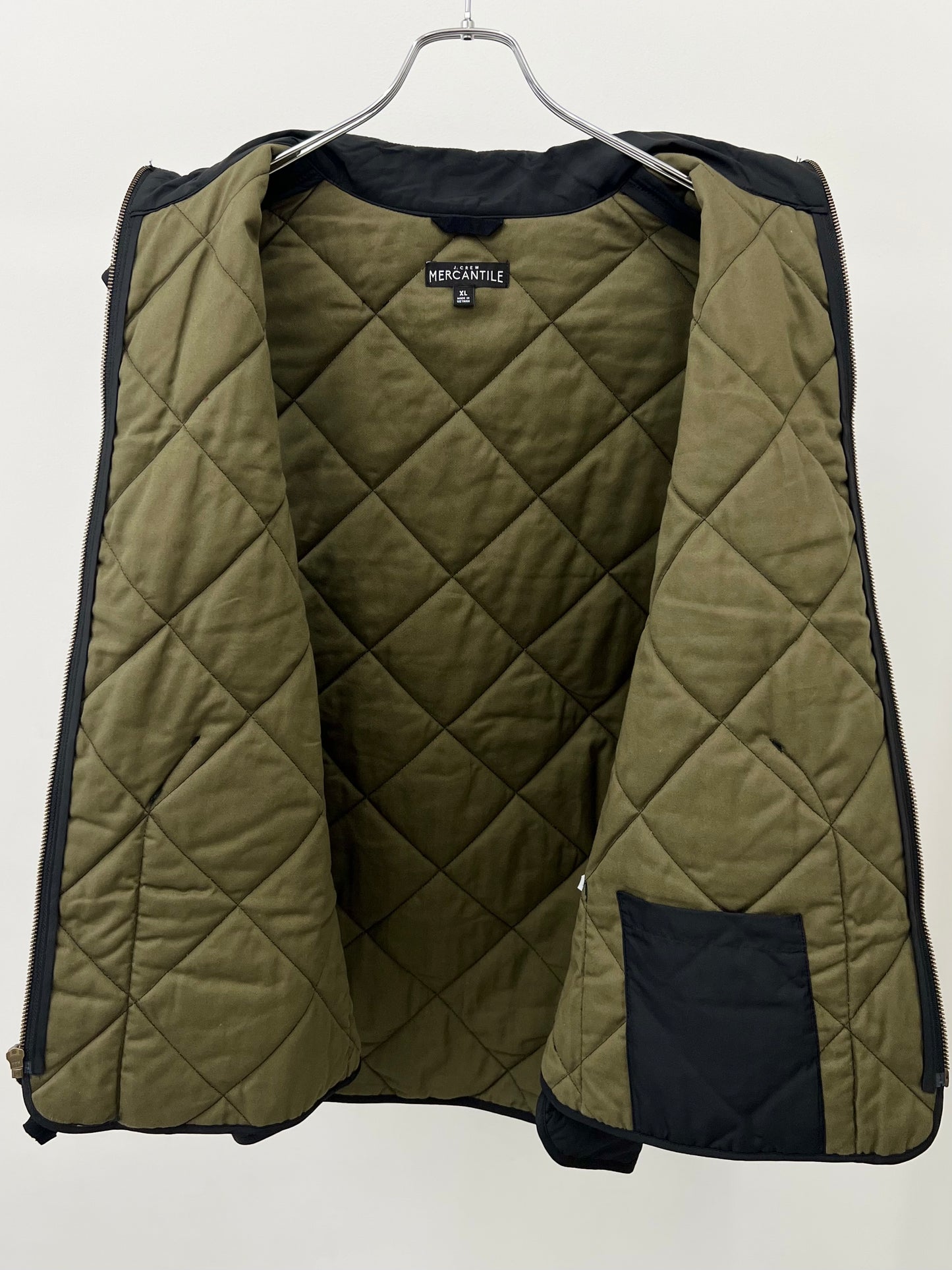 00's J.CREW quilting vest