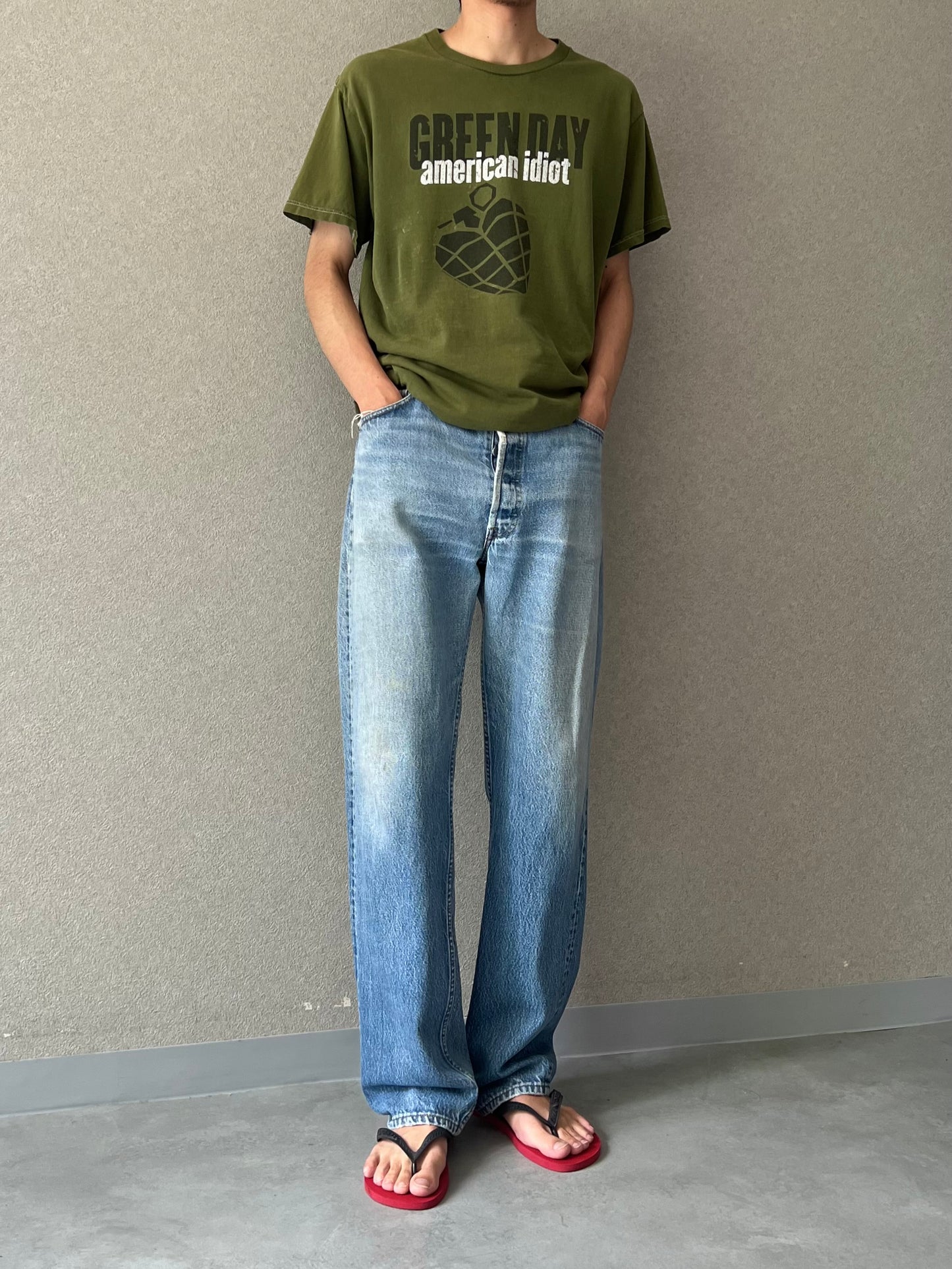 00's GREEN DAY music t-shirt