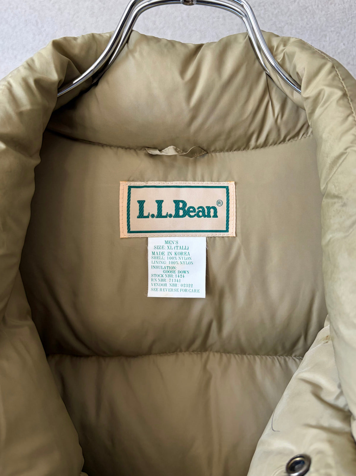 80's L.L.Bean down vest