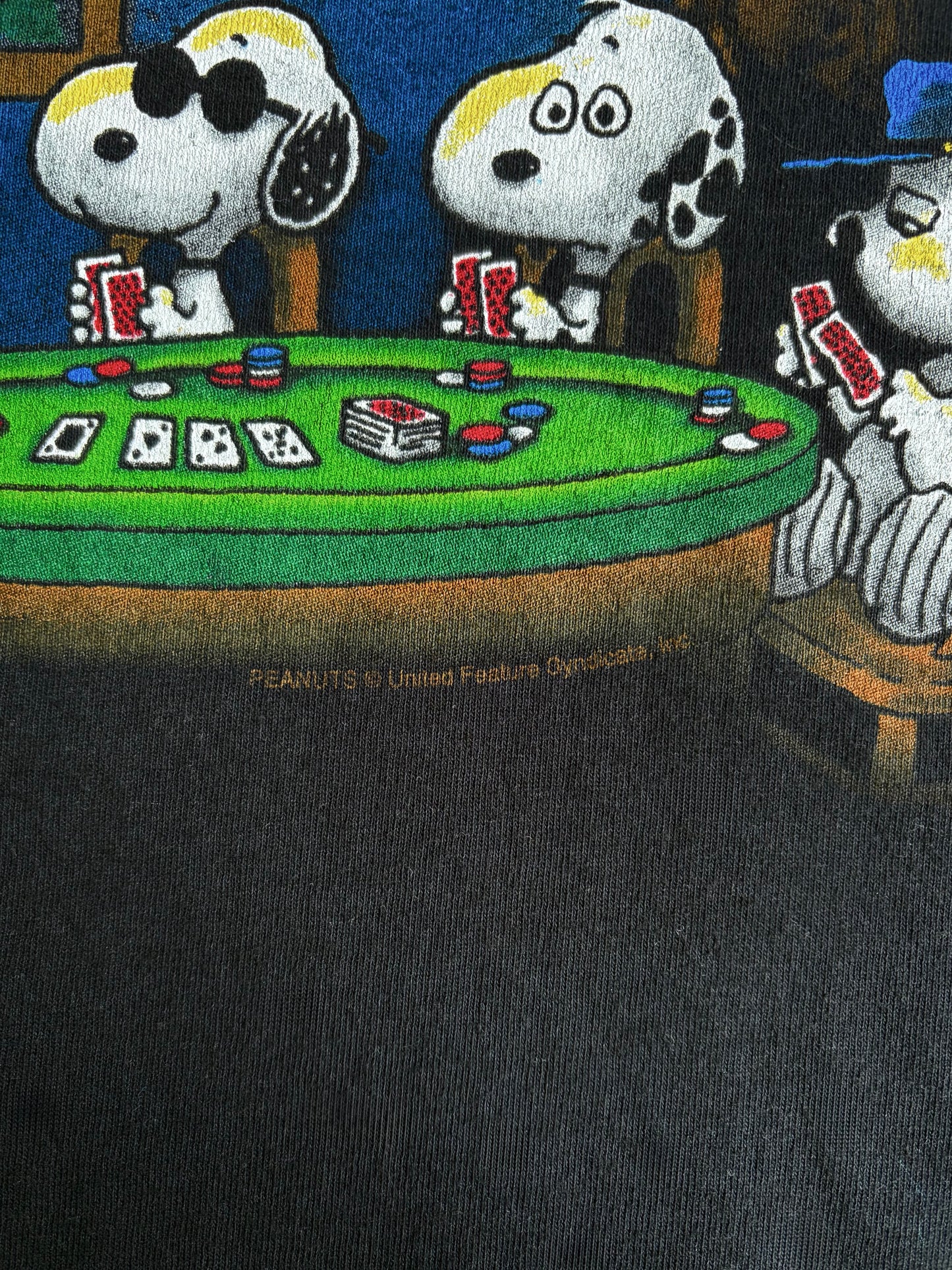 00's PEANUTS print t-shirt