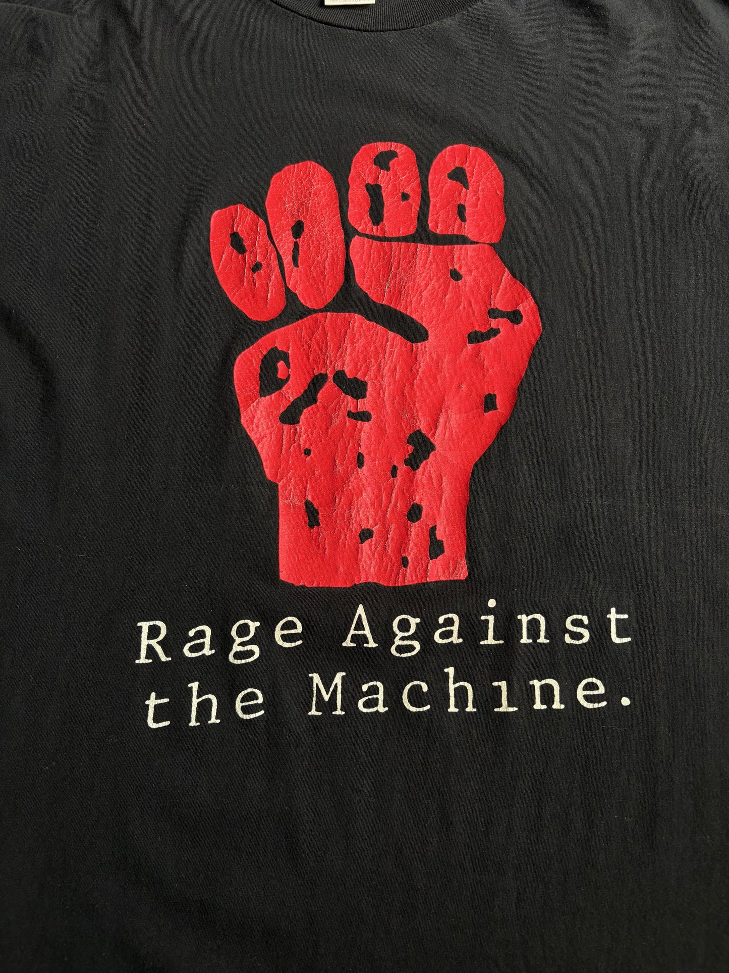 90's〜 RAGE AGAINST THE MACHINE music t-shirt