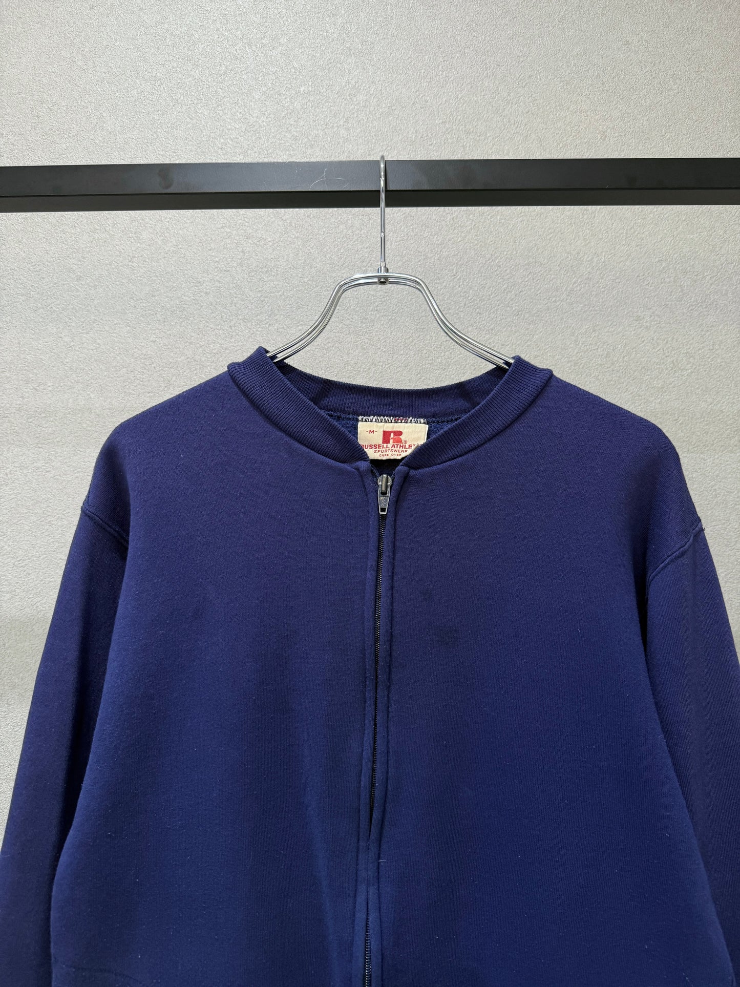 80's RUSSELL zip up sweater "Made in USA"