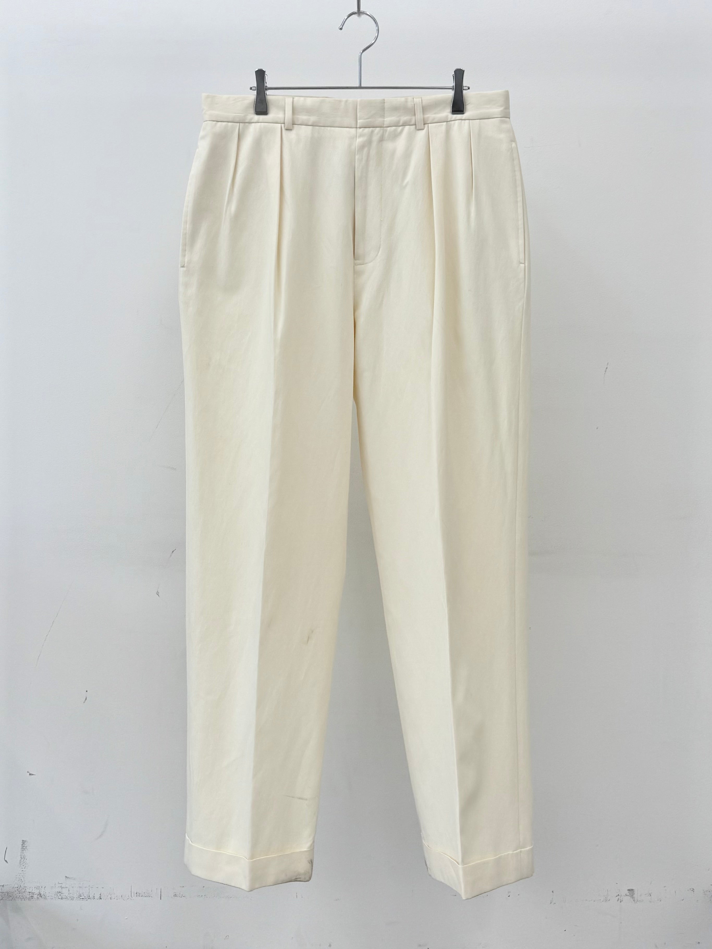 パンツ 90s Polo Ralph Lauren silk cotton slacks 90's〜 Polo Ralph Lauren silk × cotton slacks – HARU