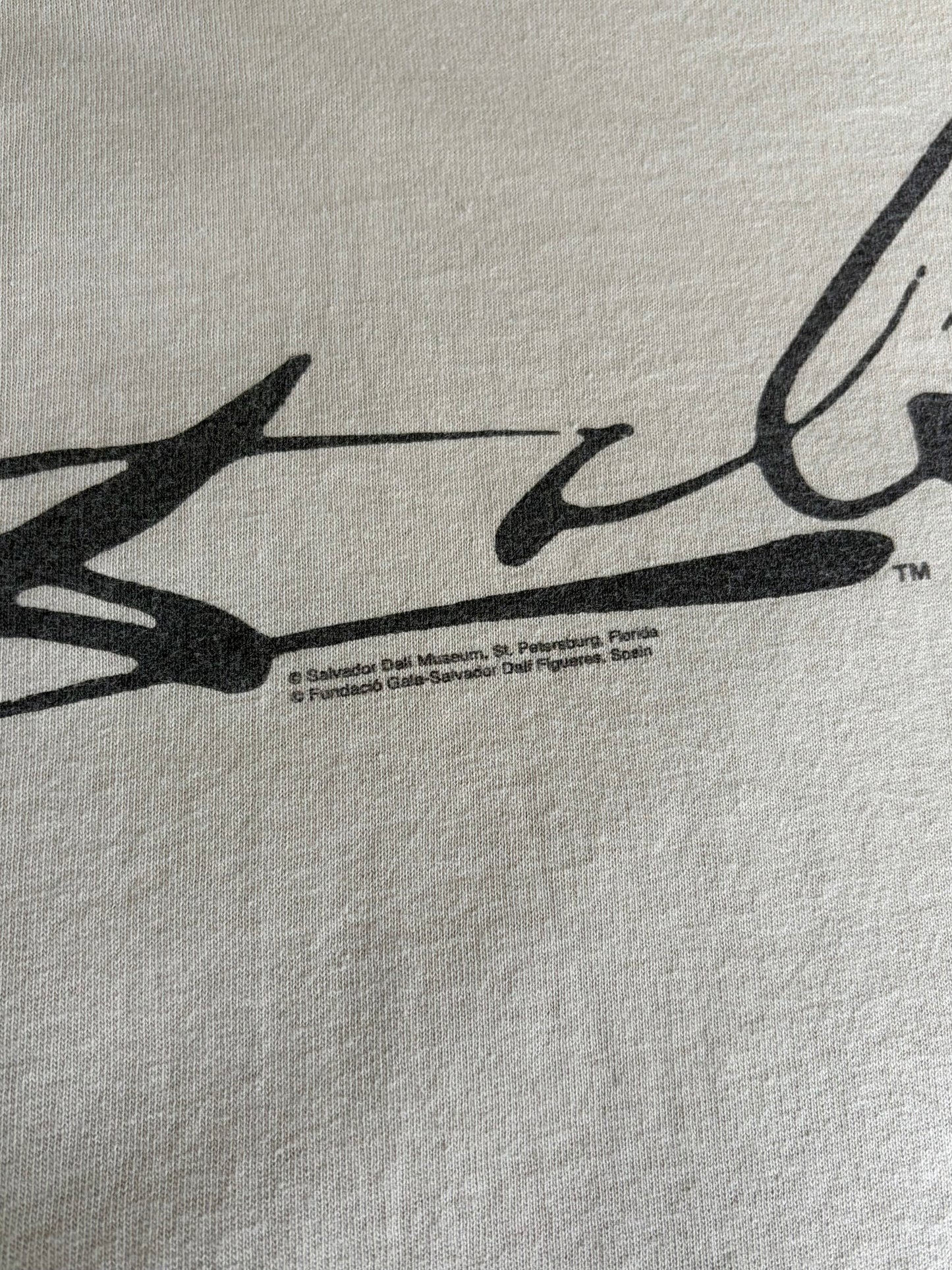 00's Salvador Dali art t-shirt