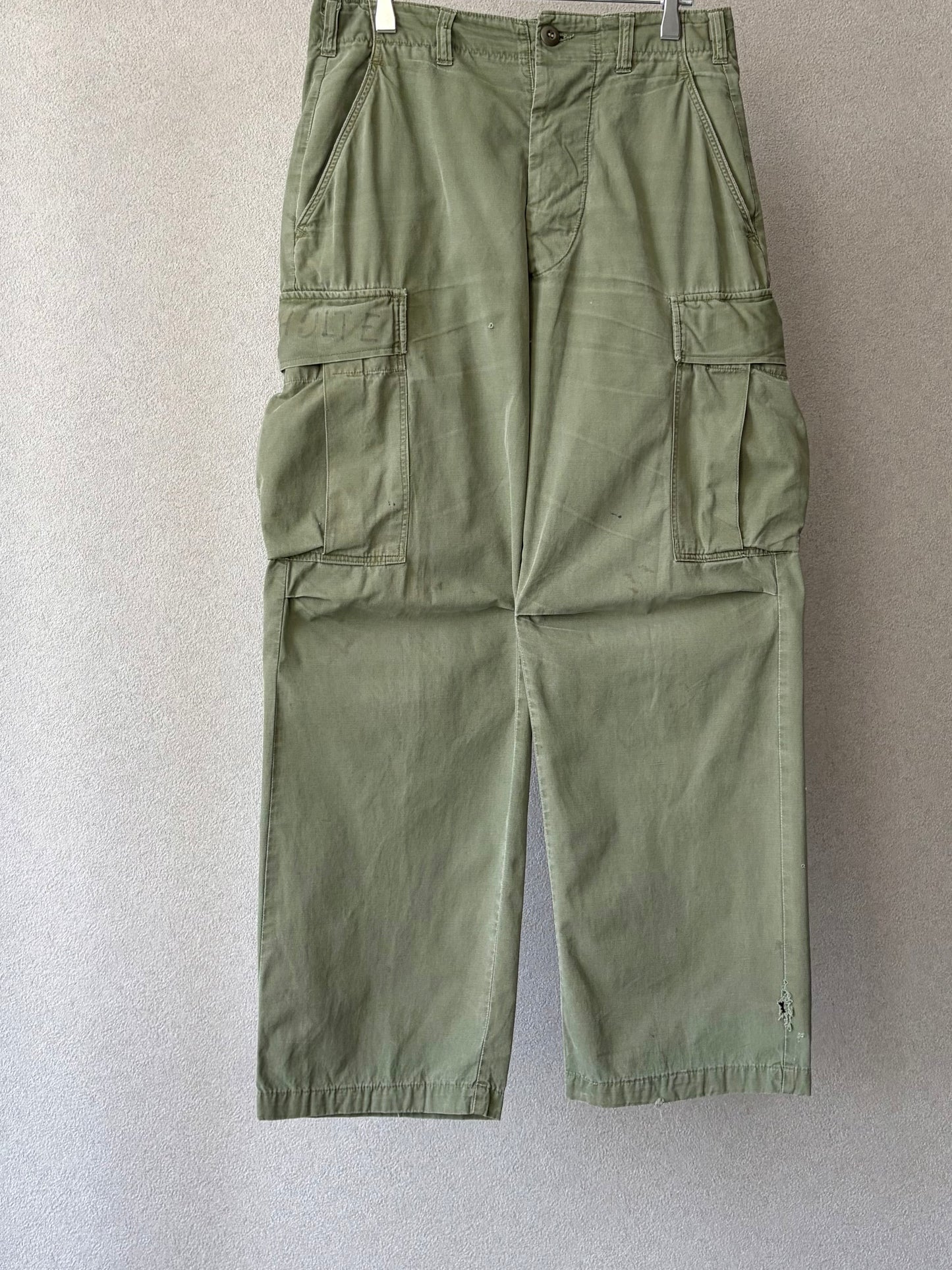 60's US.ARMY jungle fatigue pants "3rd"