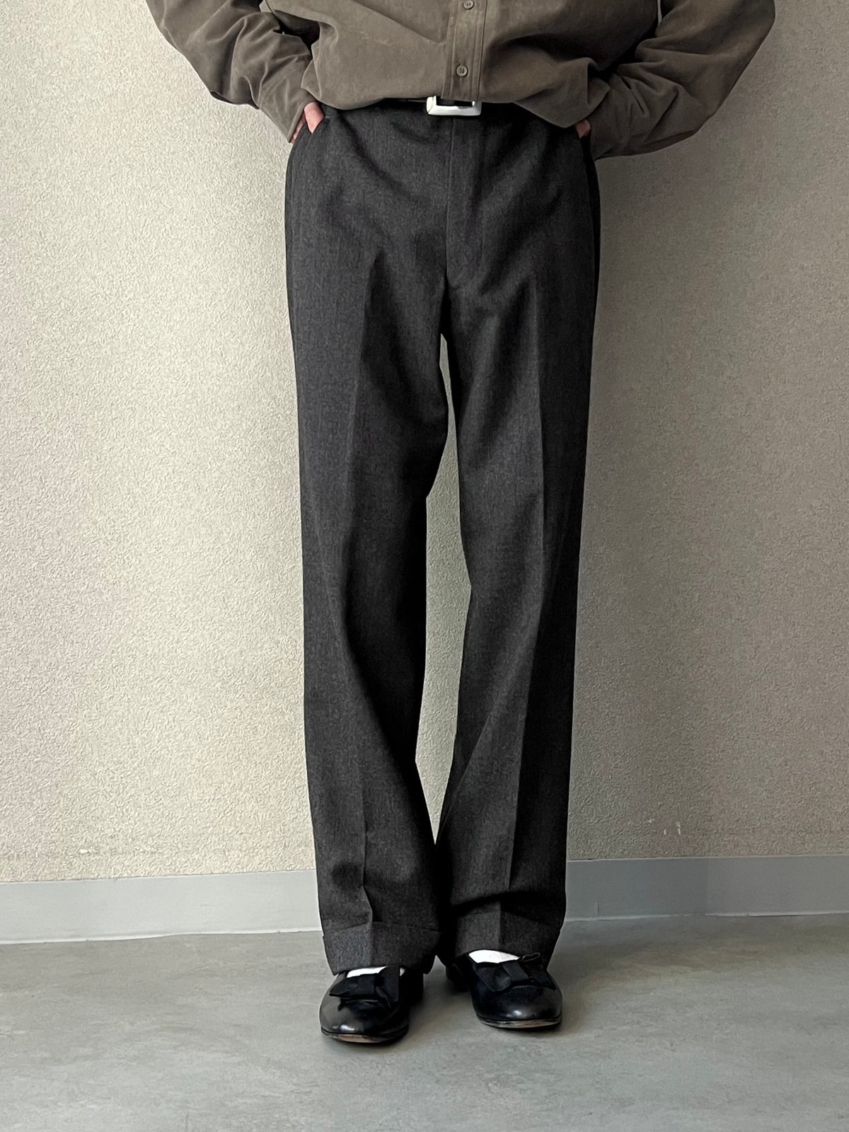 80's Brooks Brothers wool flannel slacks "Made in USA"