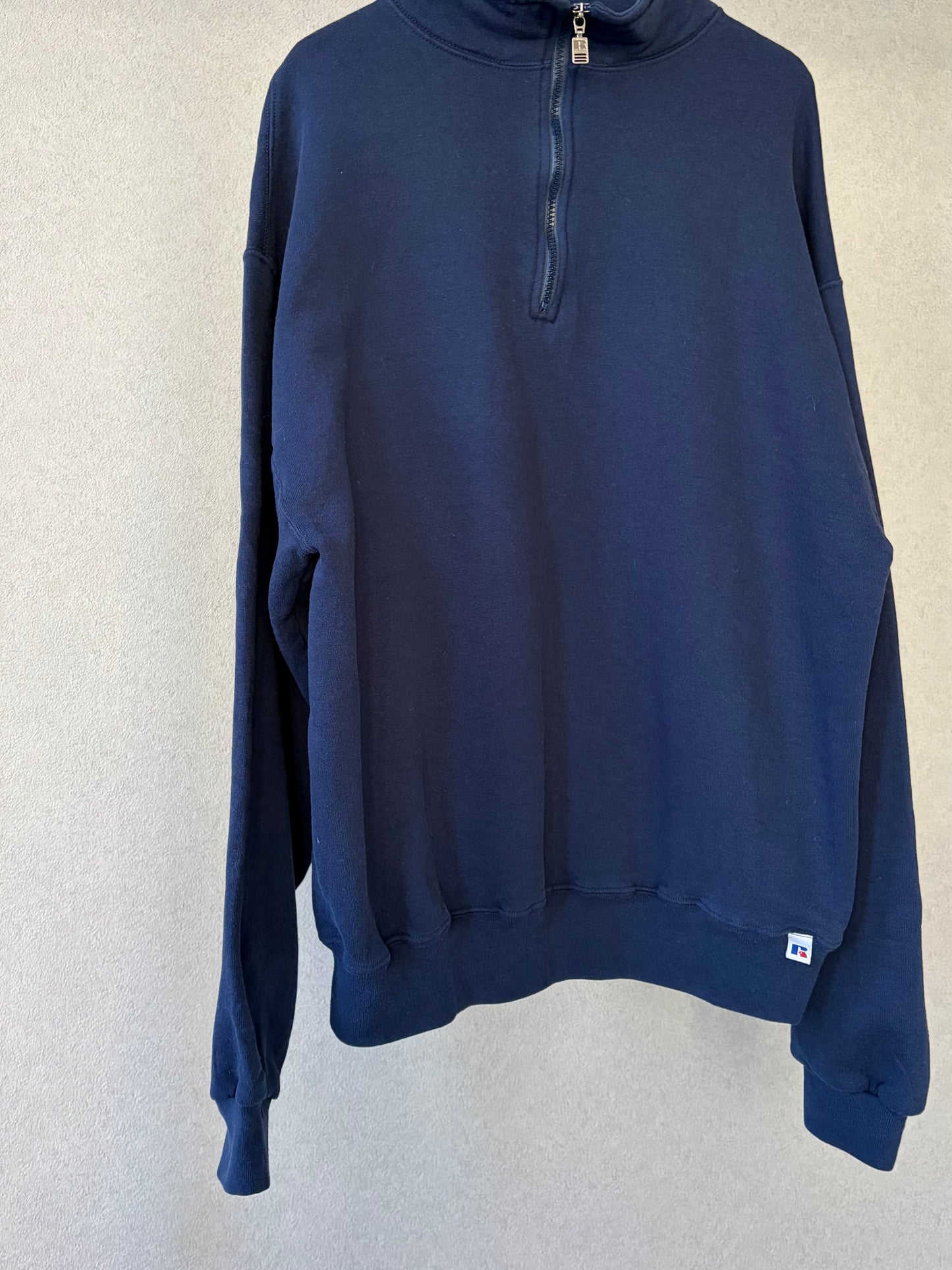 90's RUSSELL half zip sweater