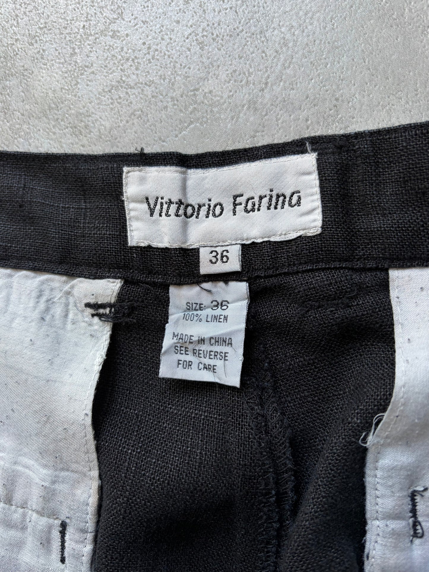 90's Vittorio Farina linen pants