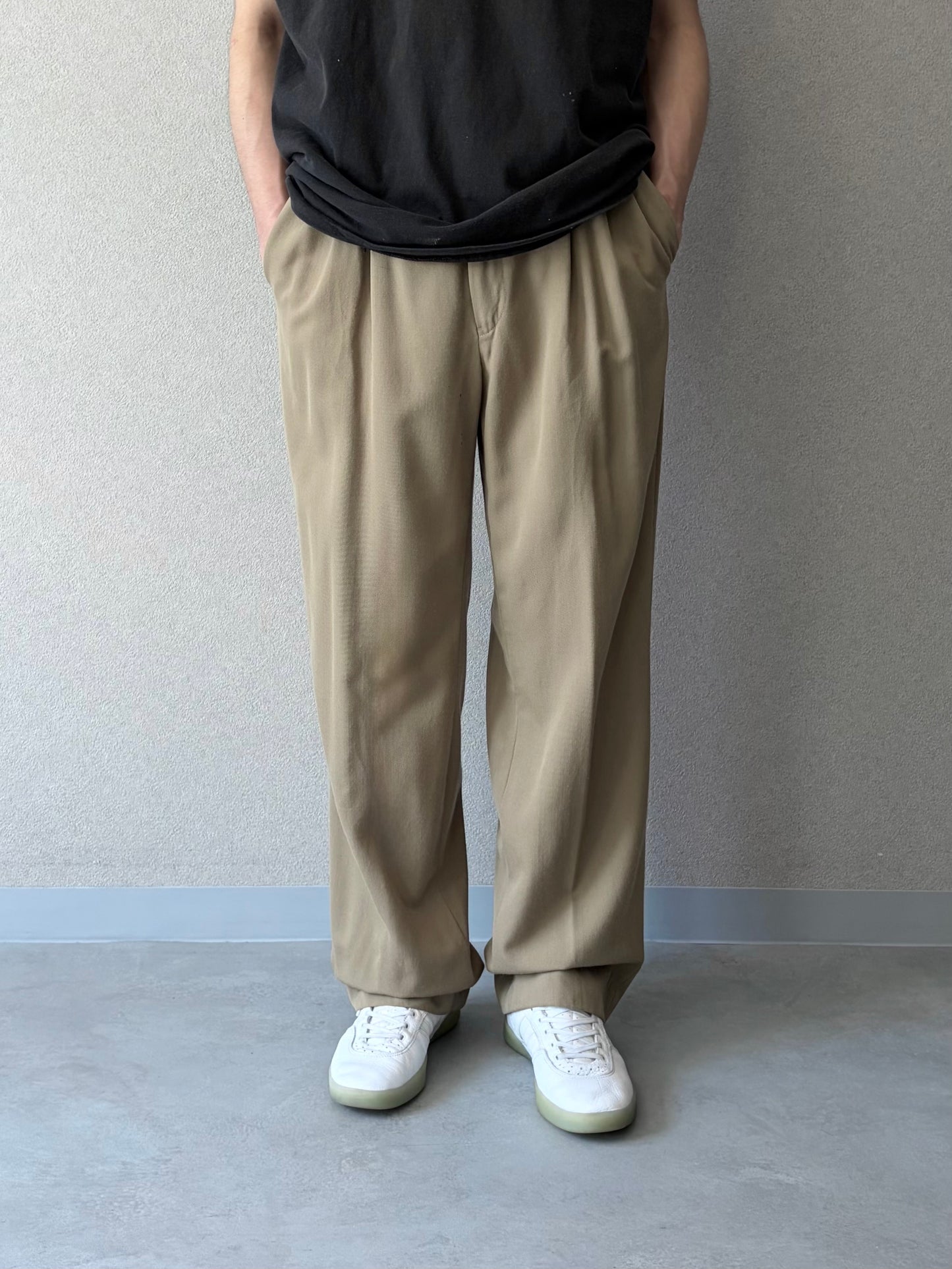 80's GIVENCHY wool slacks "Made in USA"