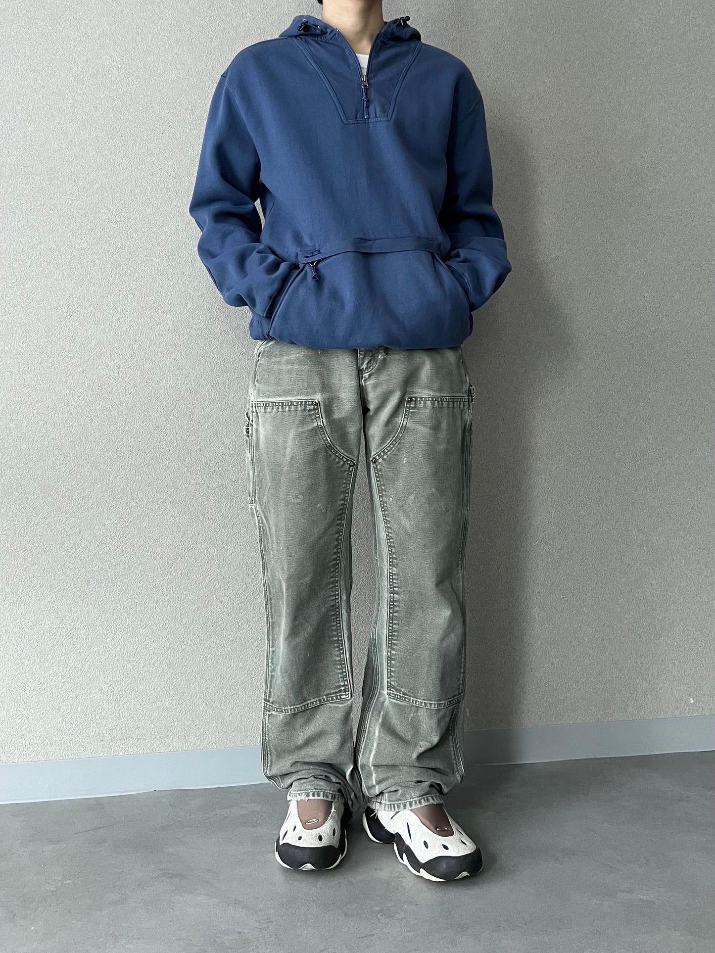 00's  Cabela’s anorak style sweat hoodie